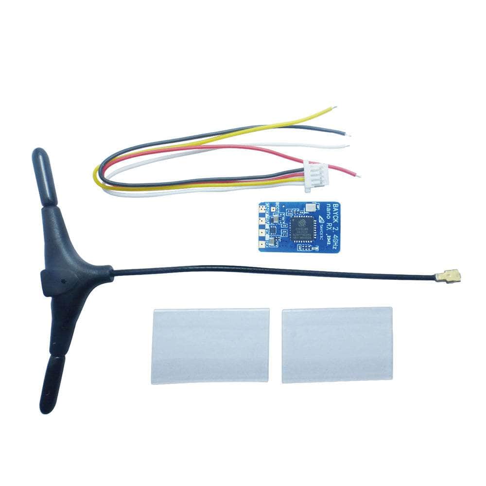  BayckRC ELRS 2.4GHz TCXO Receiver w/ Plug - T Antenna、mySite、merchandisen
