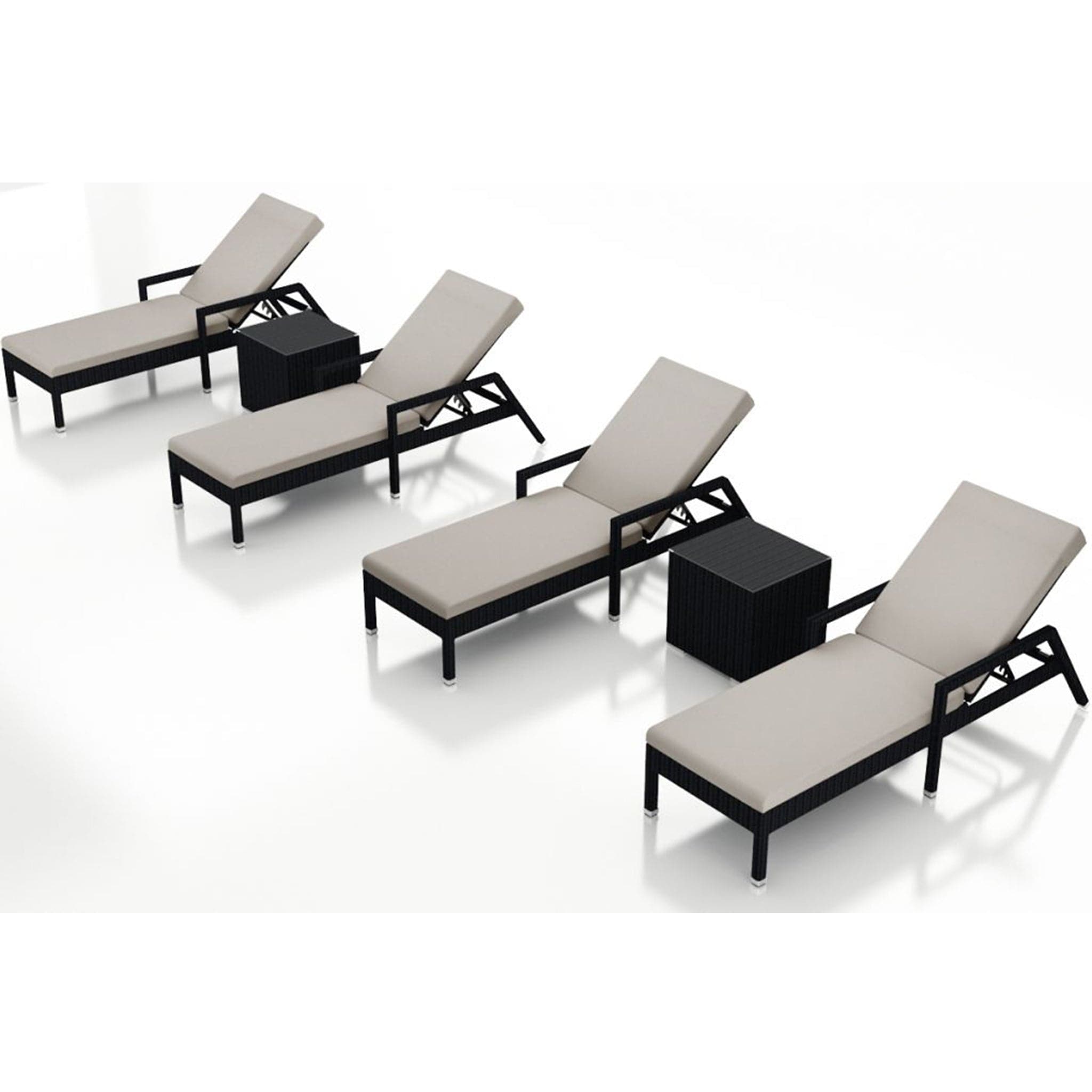 Urbana 6 Piece Reclining Chaise Lounge Set、mySite、neckold
