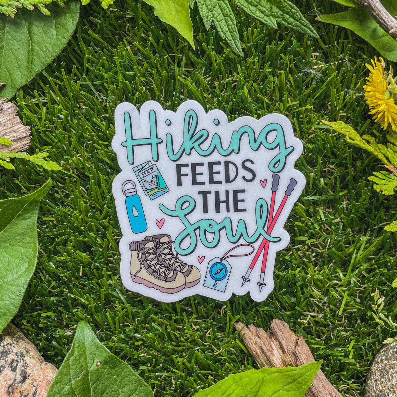  Hiking Feeds The Soul Nature Sticker、mySite、elrpsem3k