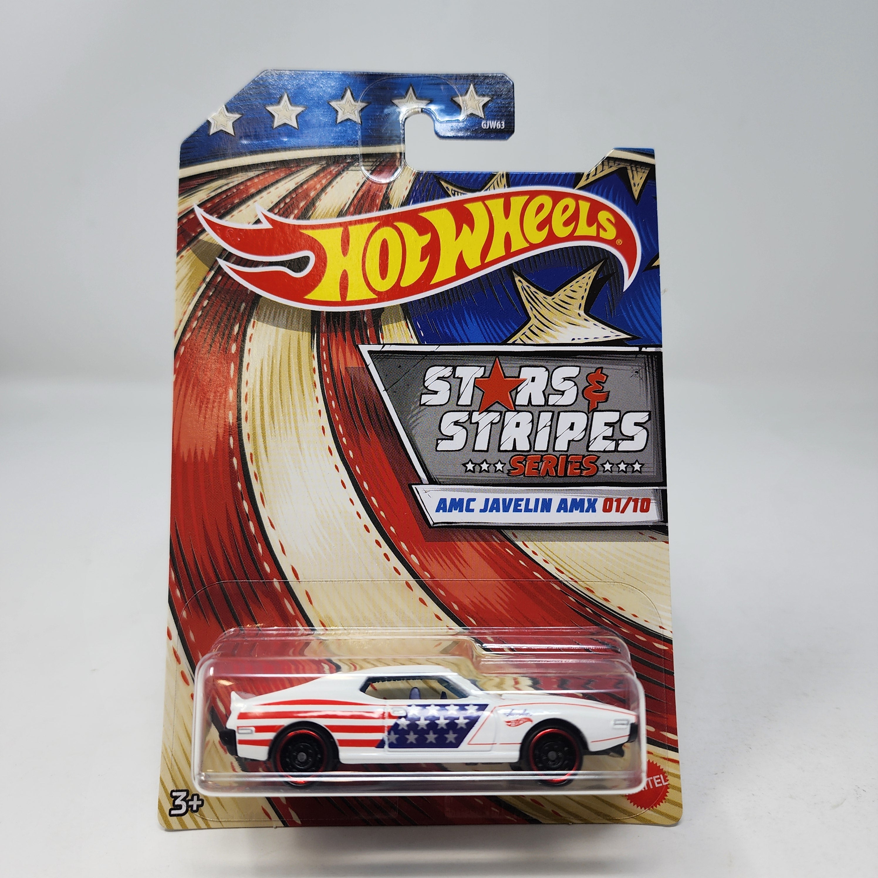AMC Javelin AMX #1/10 * White * Hot Wheels Stars & Stripes、mySite、hgirdovlk