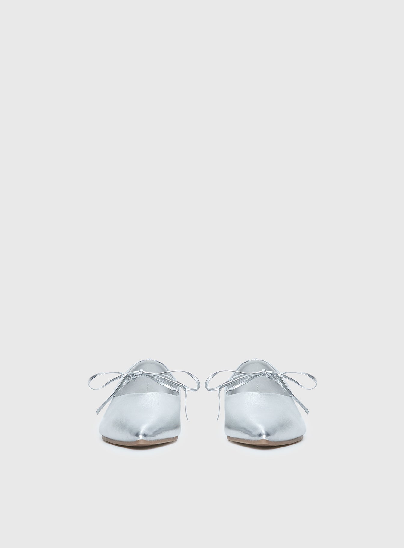 Billini Haruna Ballet Flats Silver Metallic、mySite、solidvoid