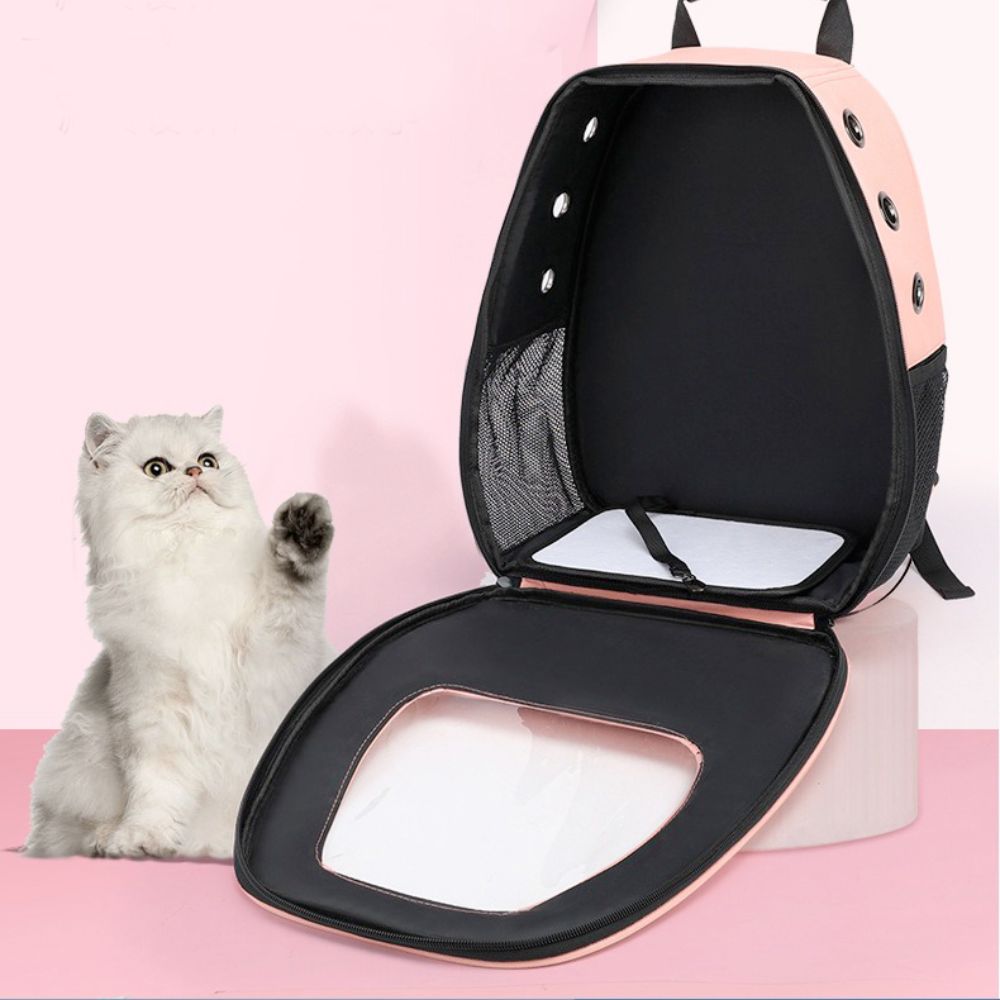 Breathable Pet Traveling Backpack、mySite、camillekostekn