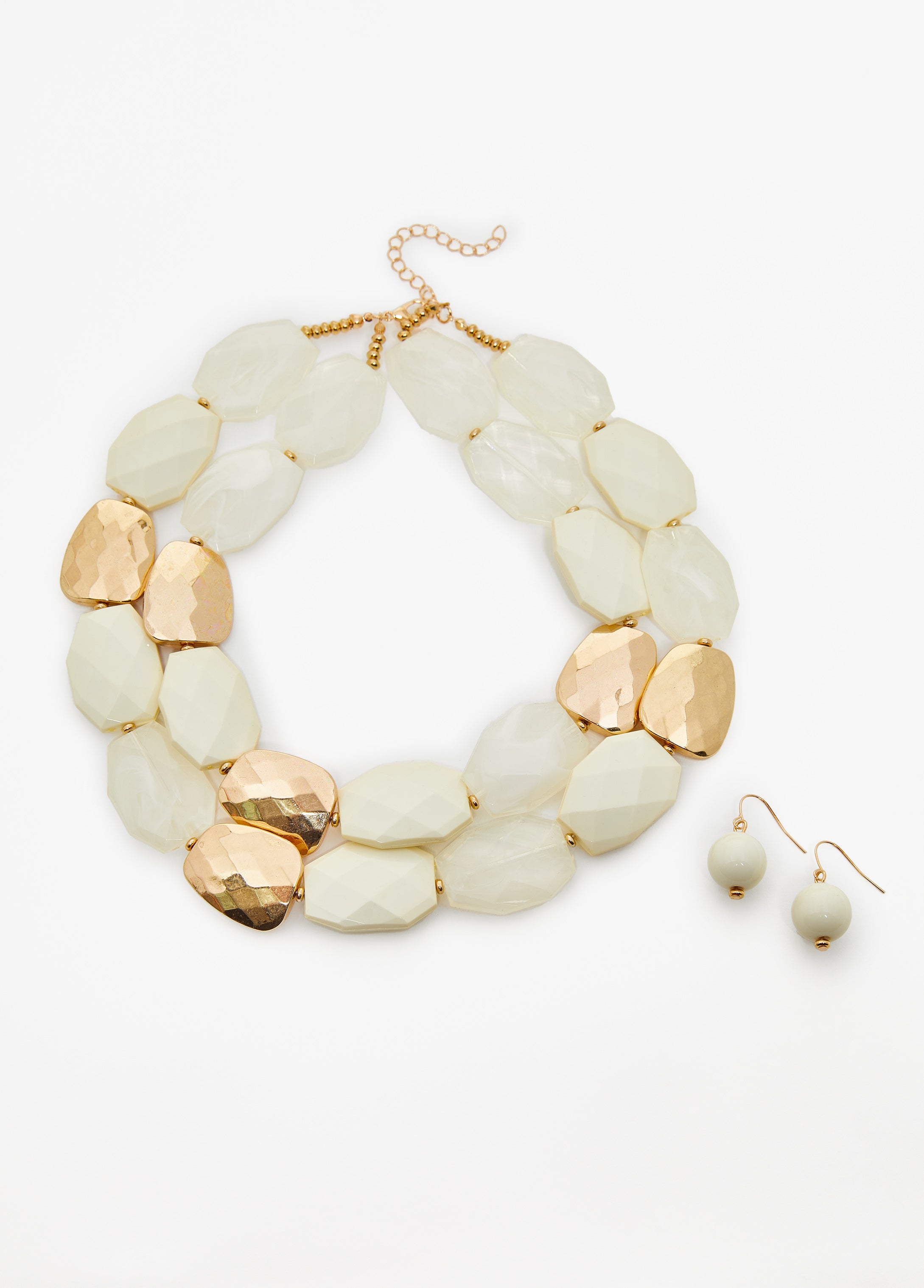 Layered Hammered Necklace Set、mySite、bengalsvssteelers