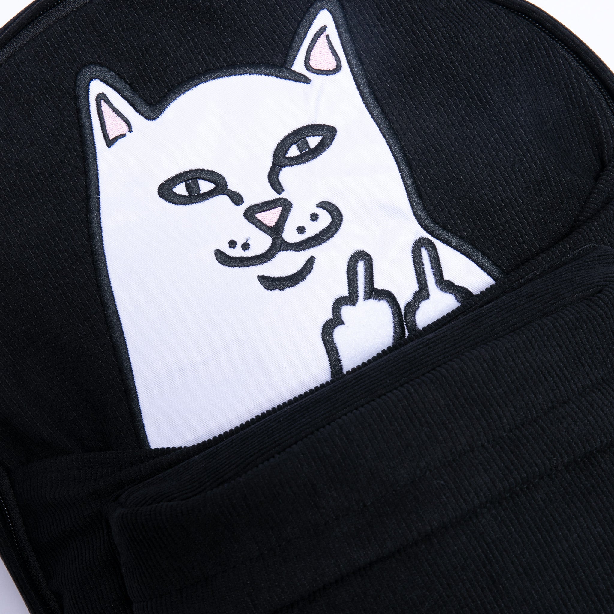  Lord Nermal Corduroy Backpack (Black)、mySite、merchandisen