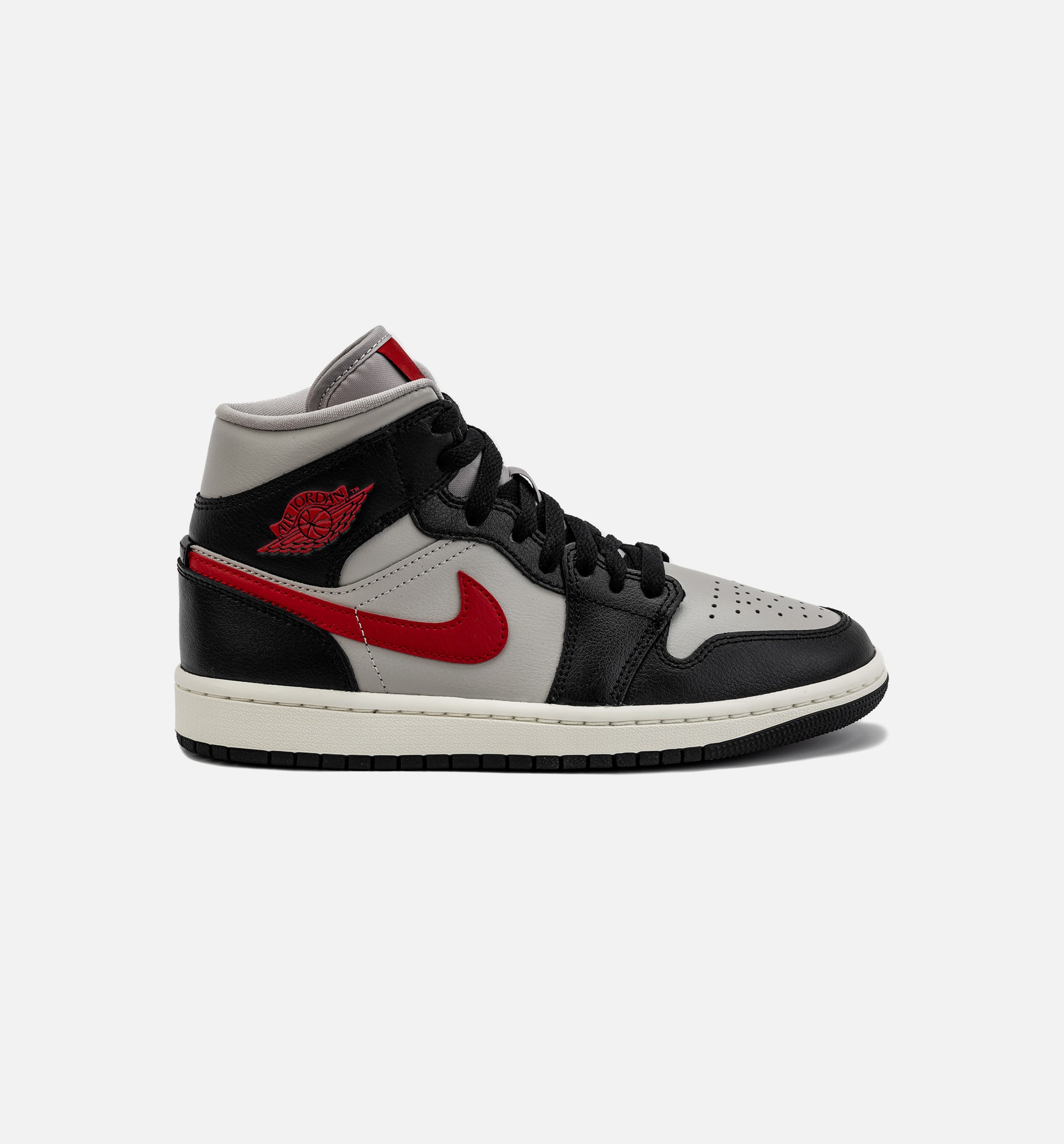 Air Jordan 1 Retro Mid Womens Lifestyle Shoe - Black/Red、mySite、dreamappss