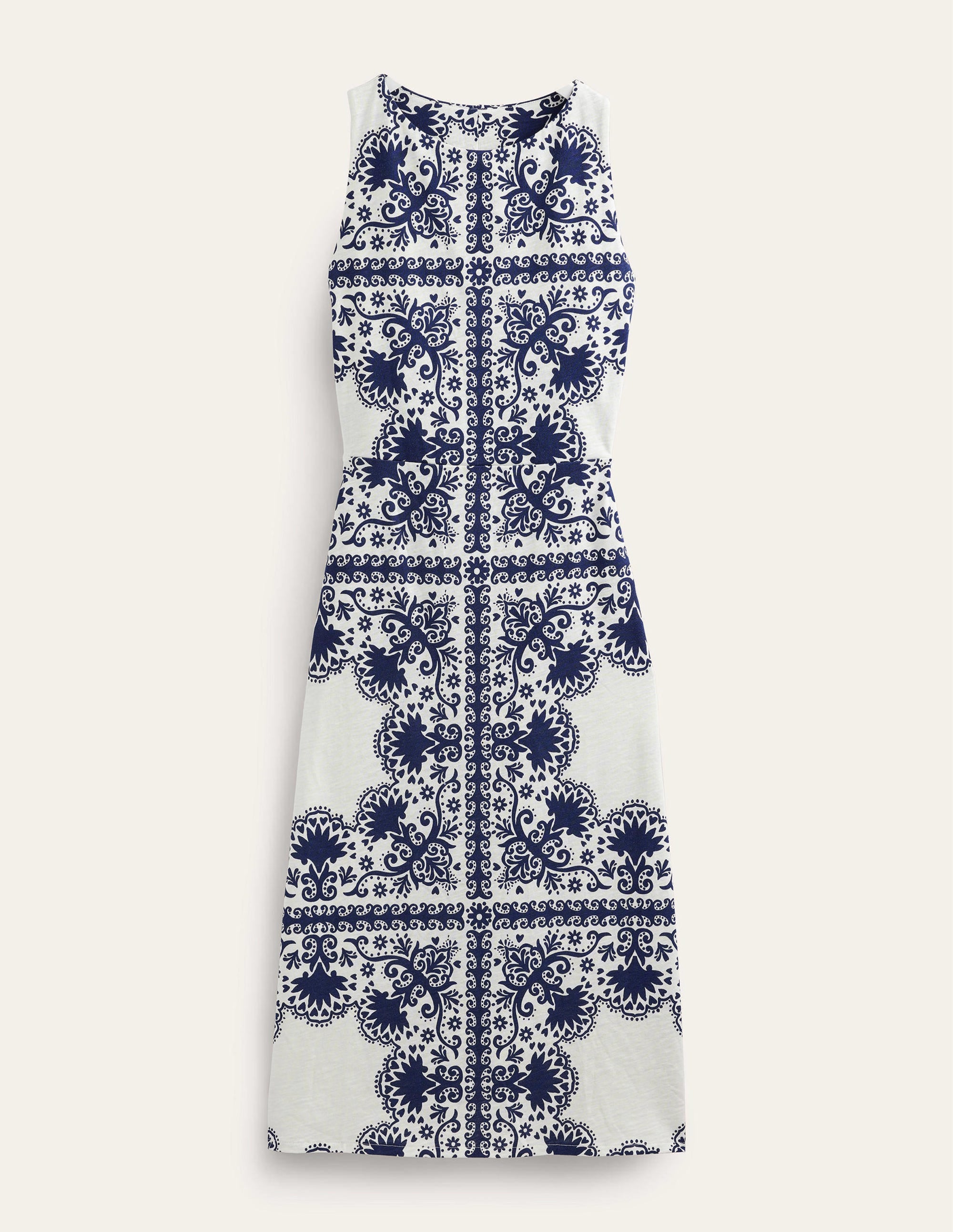  Jersey Column Midi Dress-Navy, Floweret Placement、mySite、ashleygrahame