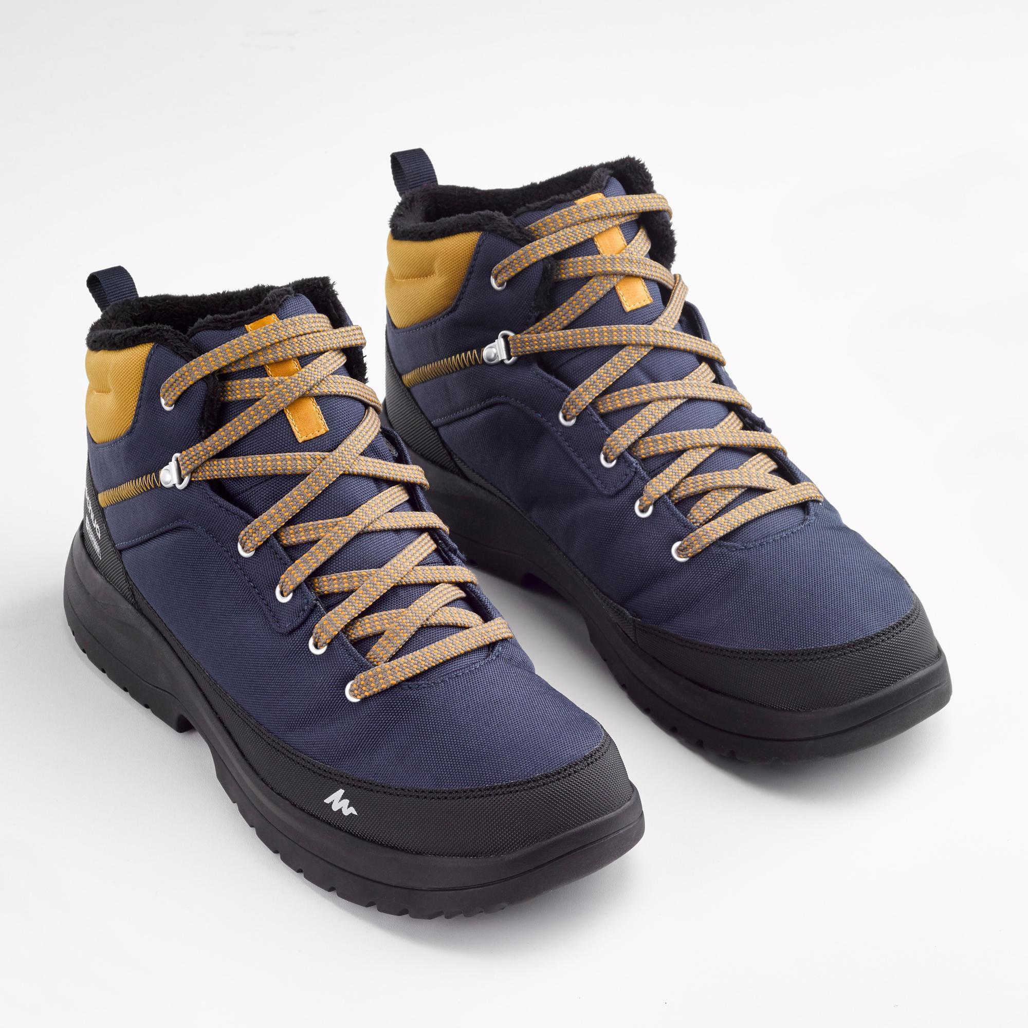 Quechua Men's warm and waterproof hiking boots - SH100 Mid-height、mySite、neckold