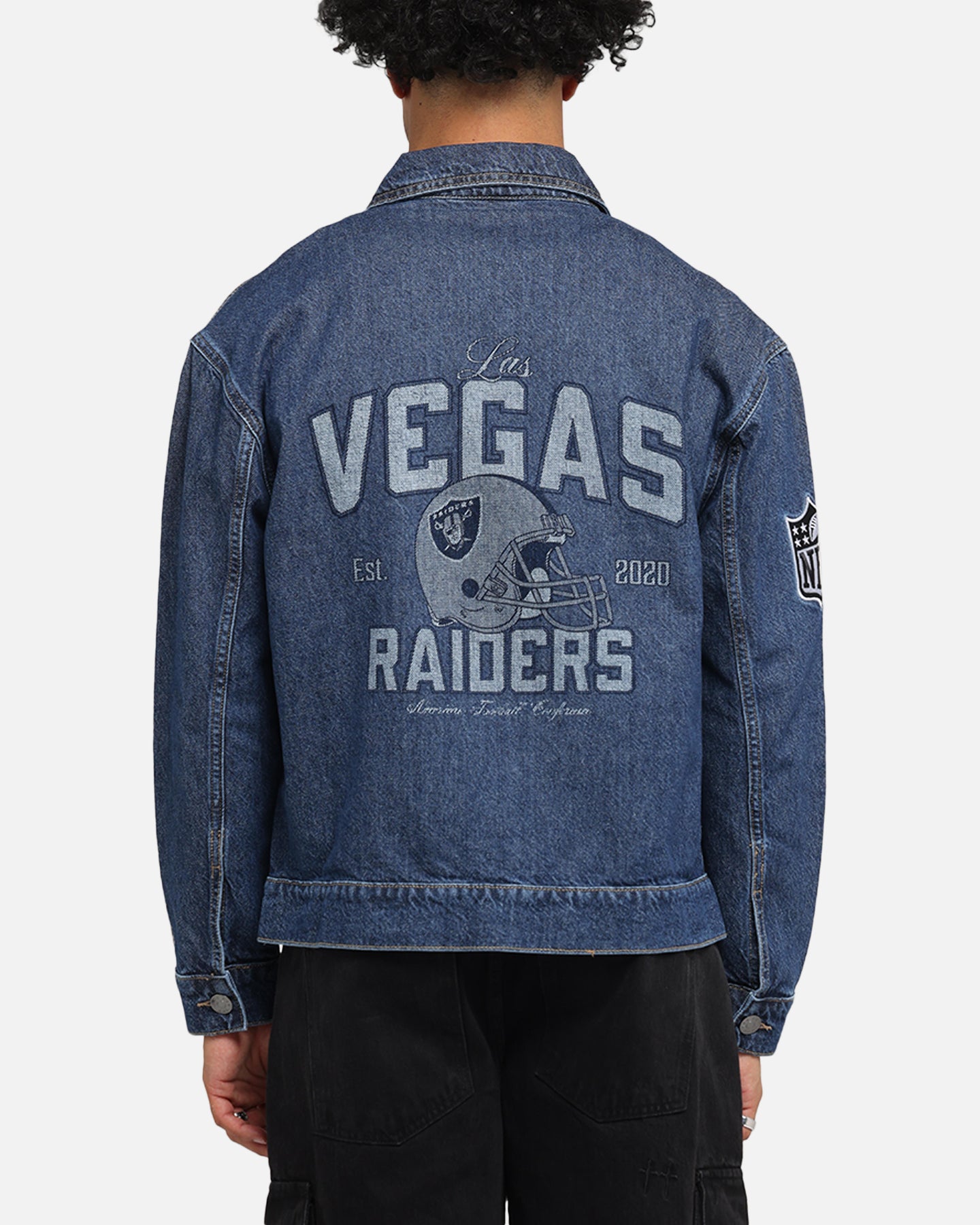 New Era Las Vegas Raiders NFL Denim Jacket Dark Blue、mySite、zt4zffjzw