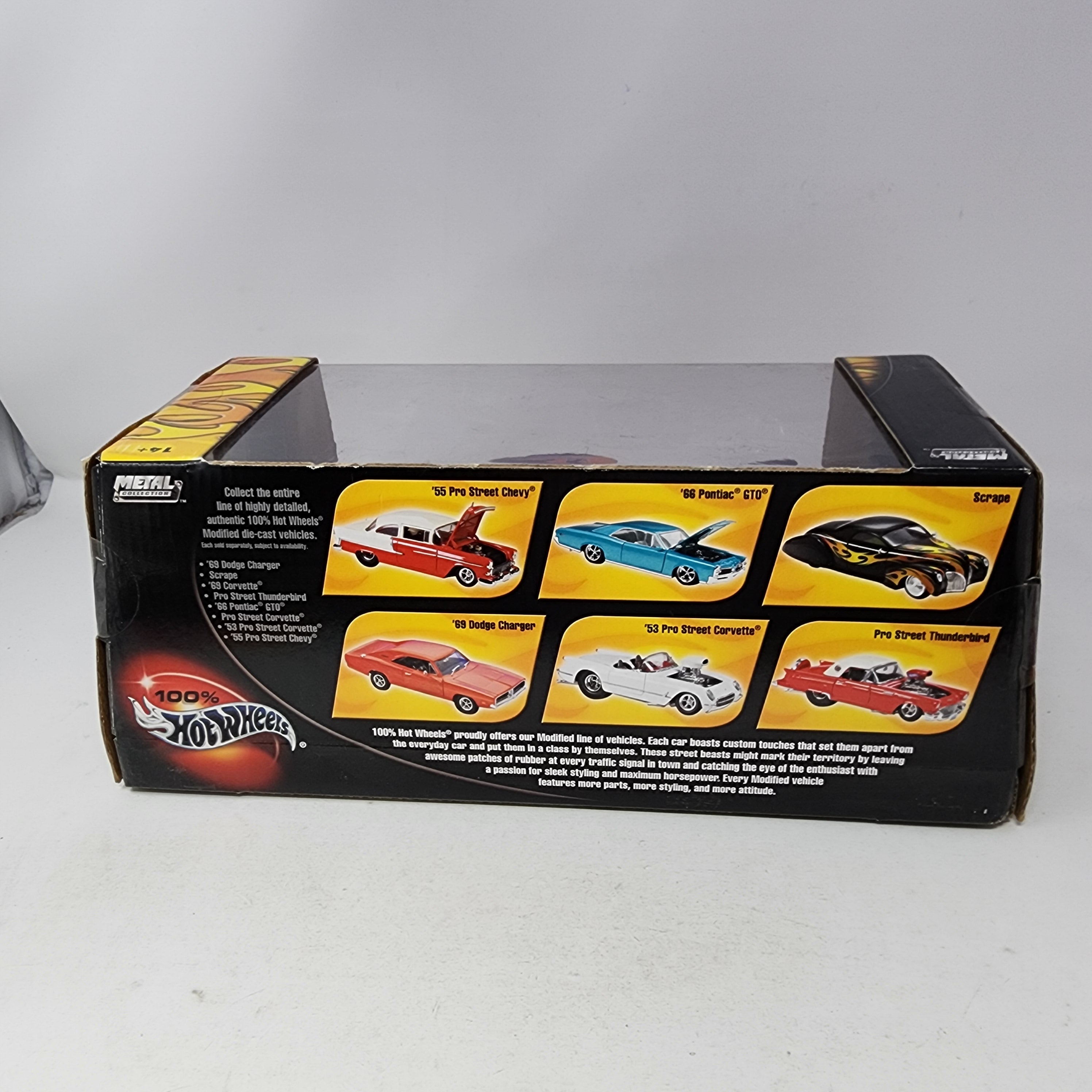 Pro Street Chevy Corvette Modified * Purple w/ Flames * 100% Hot Wheels 1/18 Scale、mySite、hgirdovlk