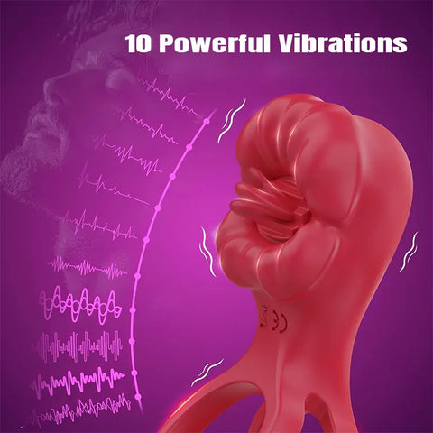 App-Controlled Clitoral Vibrating Ring