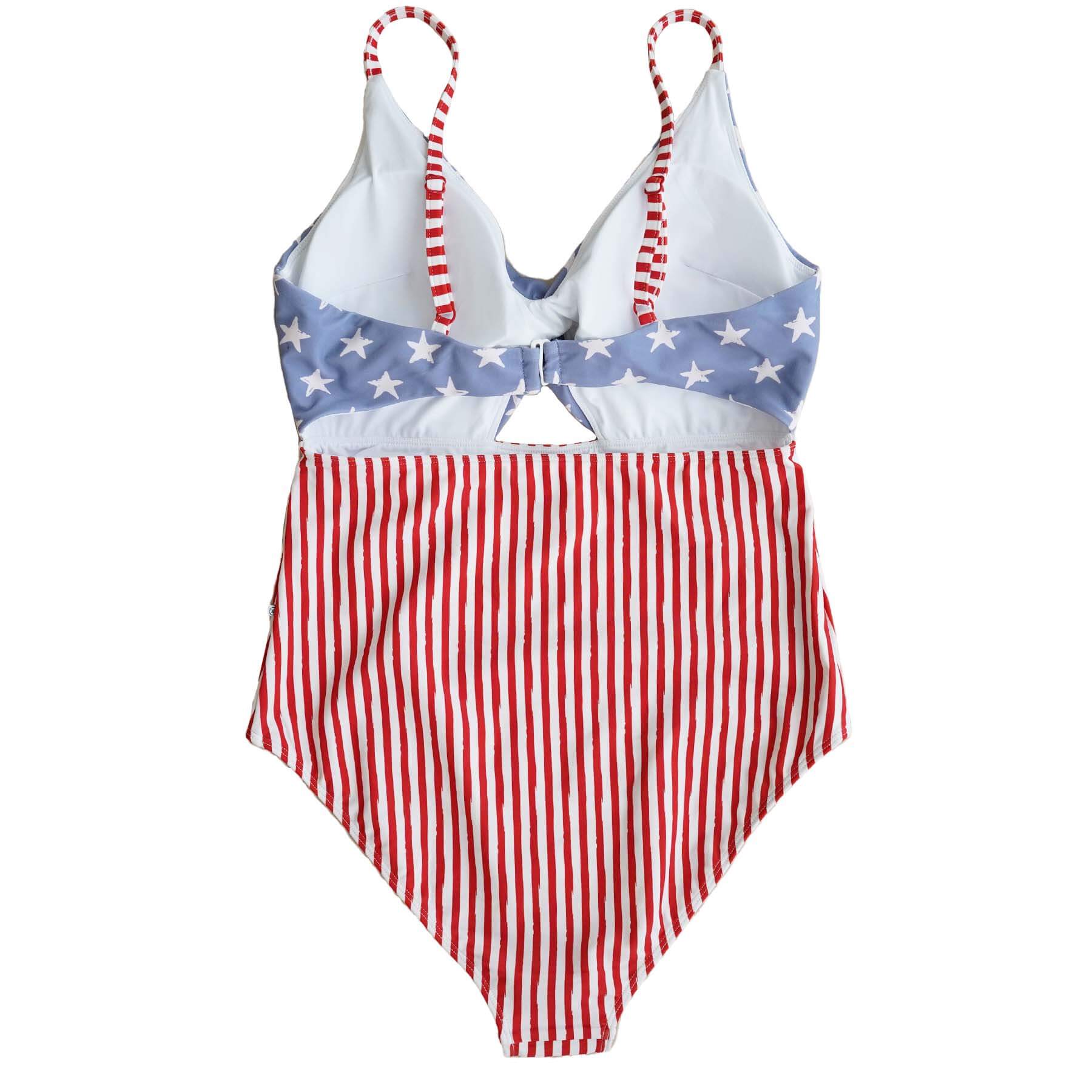  Women's Ruched Cutout One-Piece Swimsuit | All American、mySite、layawaytickets
