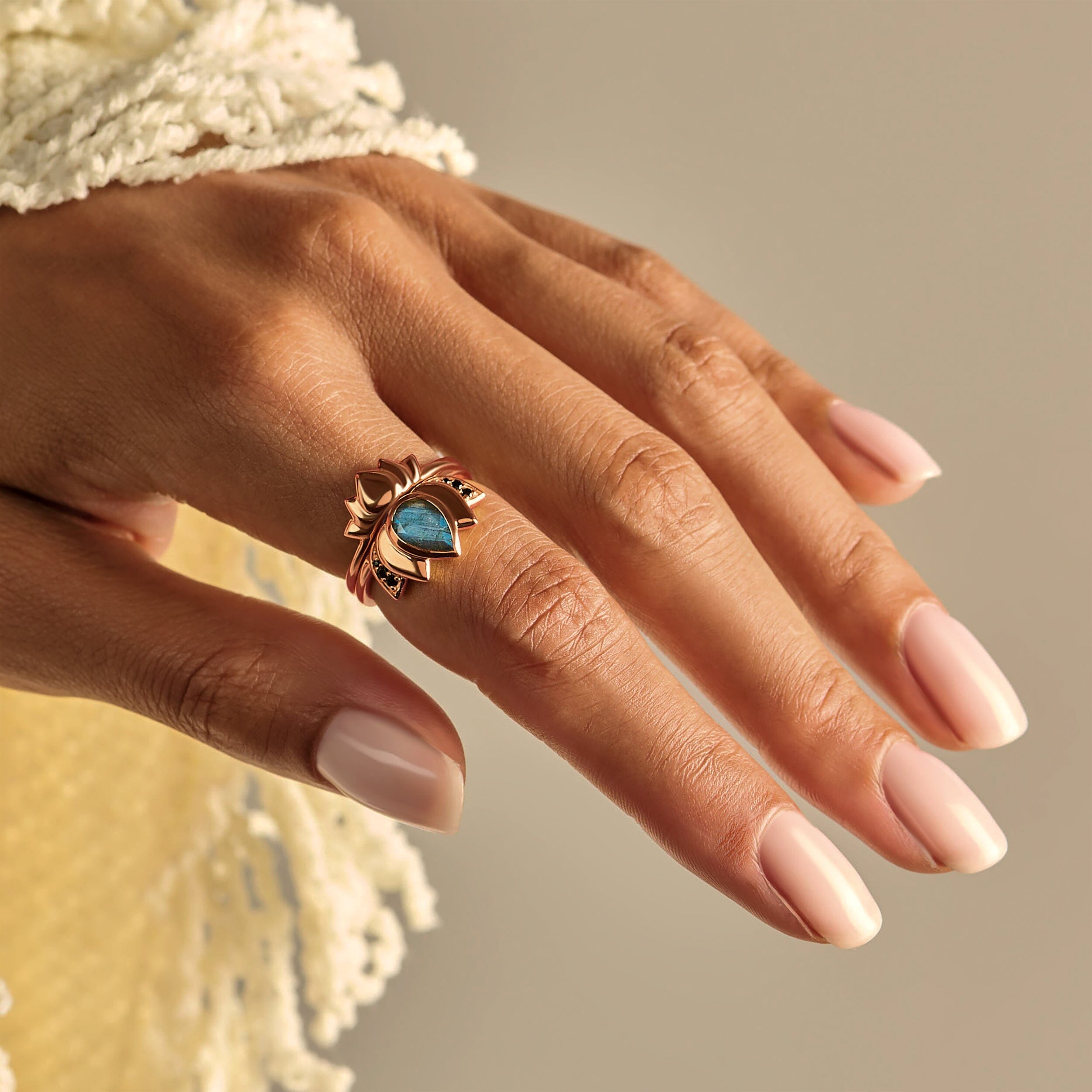 Labradorite Rings - Divine Lotus Resilience Set、mySite、hinf8tx79