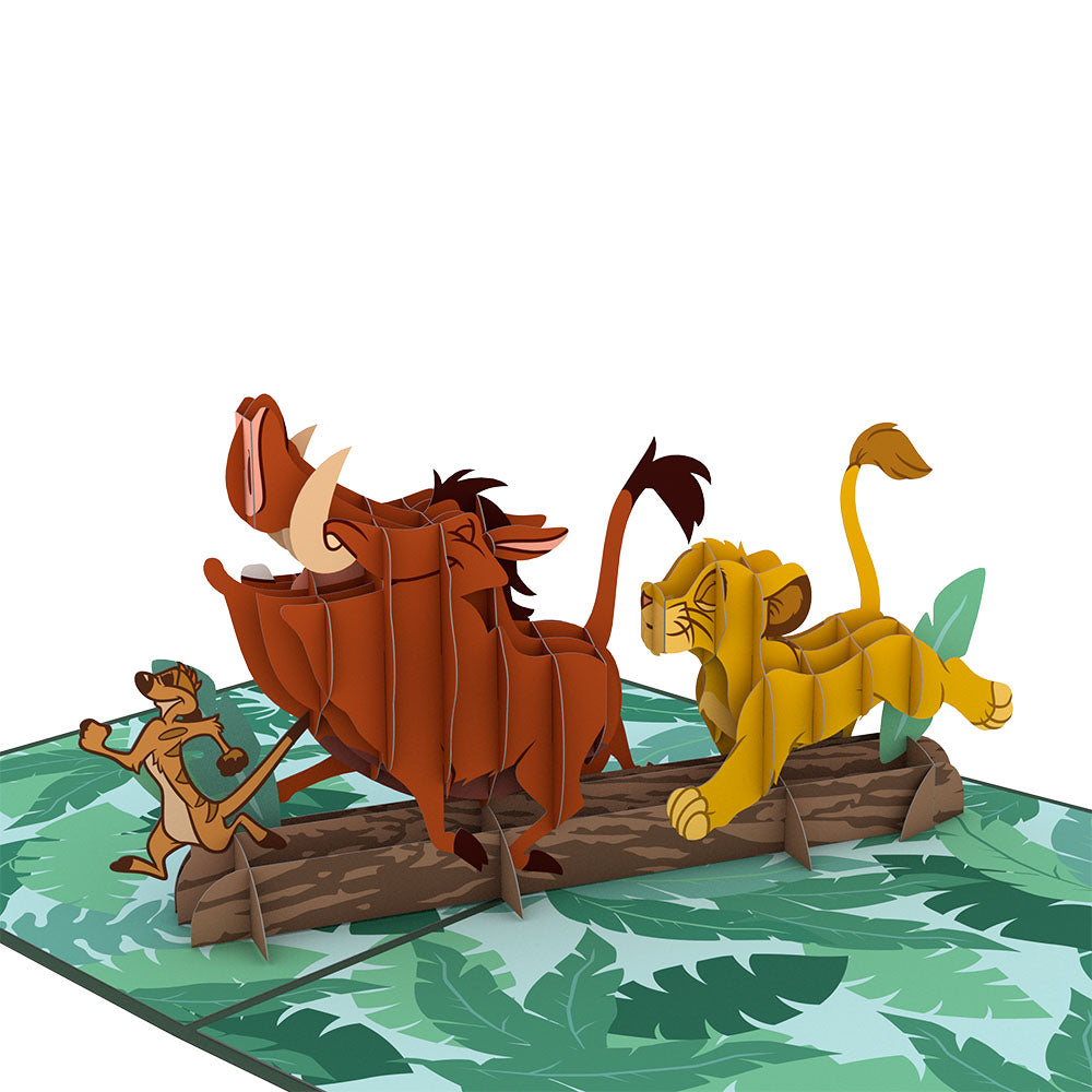 Disney's The Lion King No Worries Pop-Up Card、mySite、solidvoid
