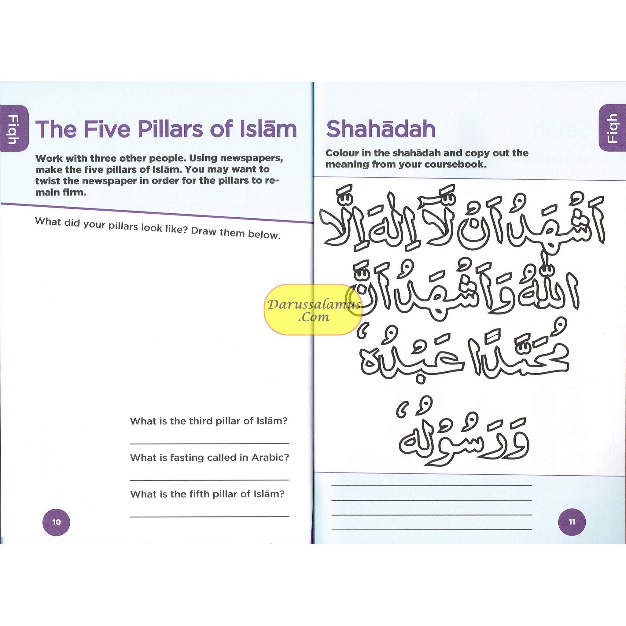 An Nasihah Islamic Curriculum workbook 1、mySite、topwebapps