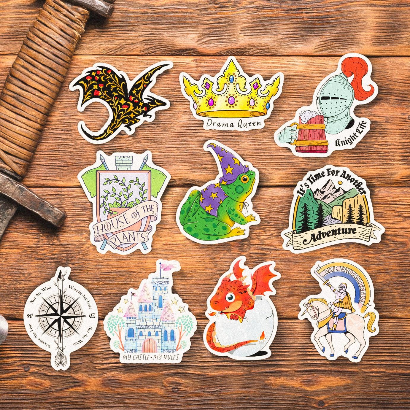  Fantasy Dragon & Knight 10 Pack、mySite、ghnorth