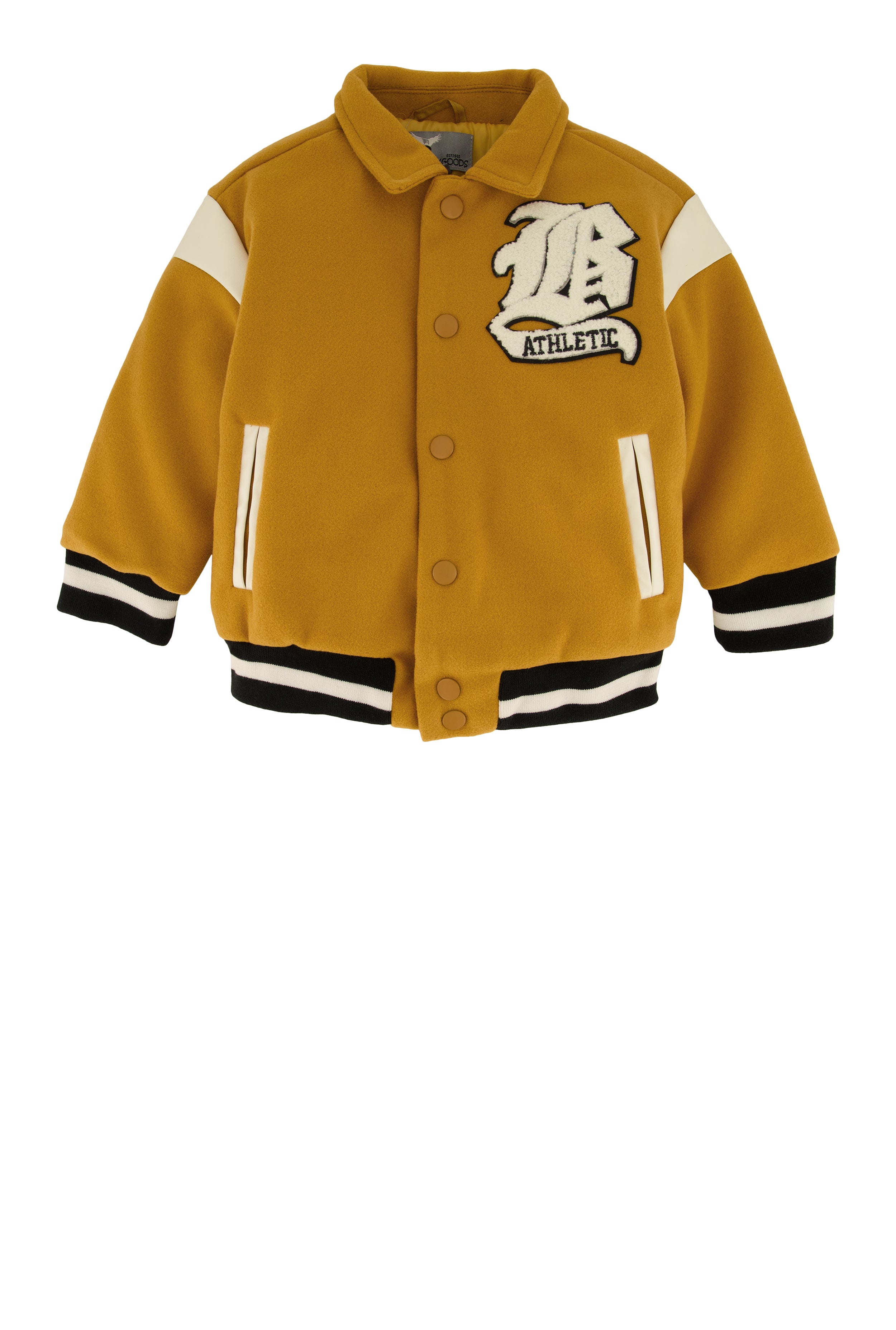 Toddler Boys B Initial Chenille Patch Varsity Jacket、mySite、camillekostekn
