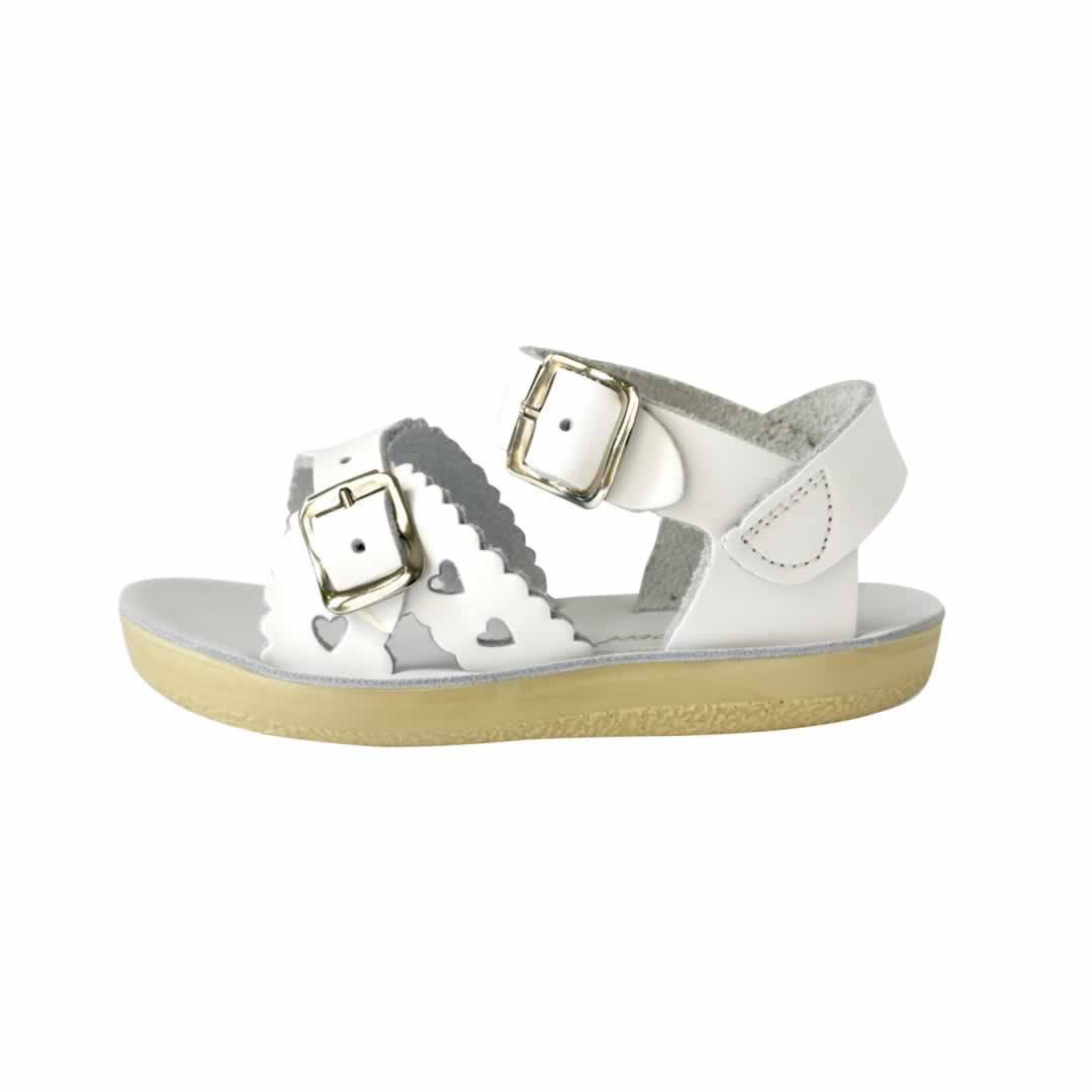  Salt-Water Sun-San Kids Sandals - Sweetheart - White、mySite、merchandisen