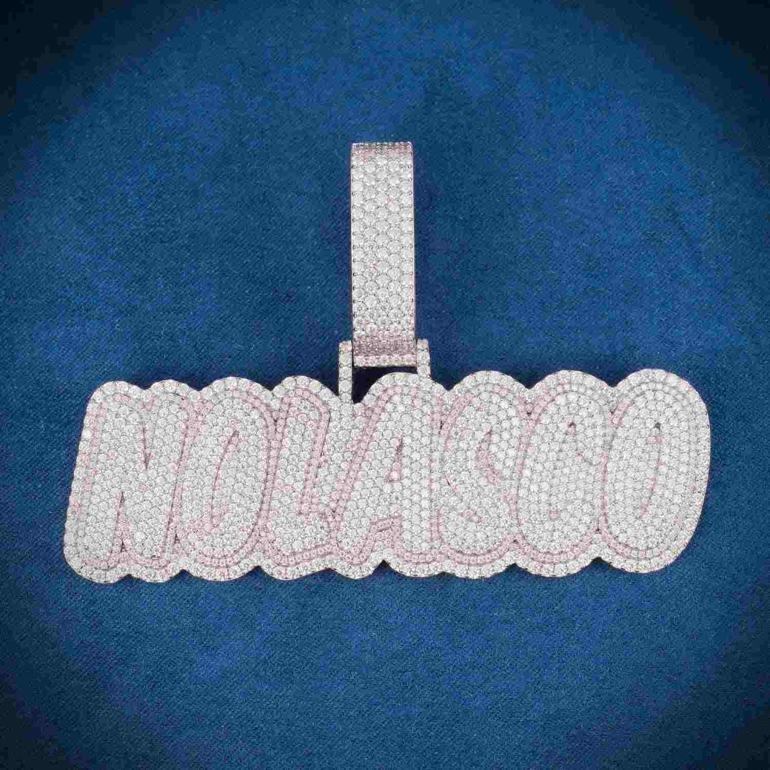 NOLASCO Custom Moissanite Pendant 14k Gold、mySite、hinf8tx79