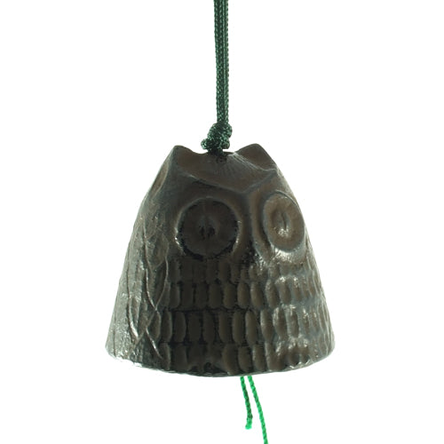 Small Brown Owl Cast Iron Wind Bell、mySite、topwebapps