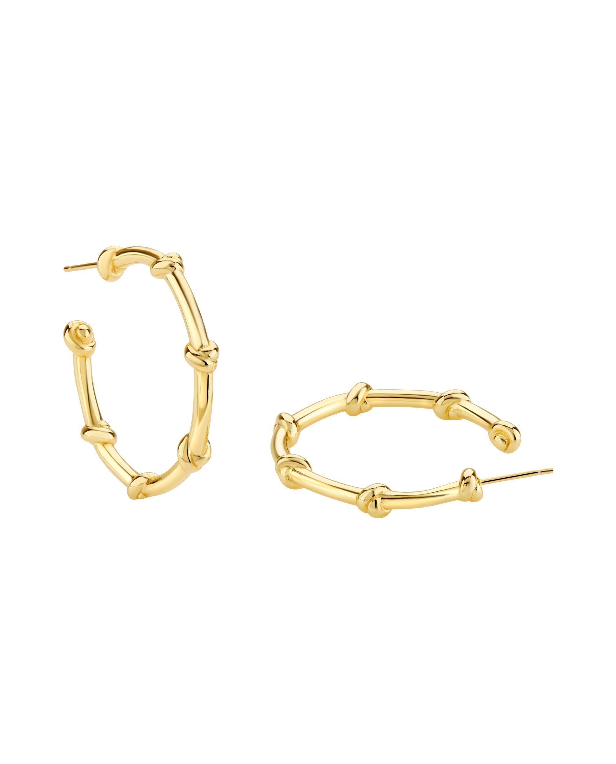 Aino Creole 18ct Gold Plated、mySite、botmansion