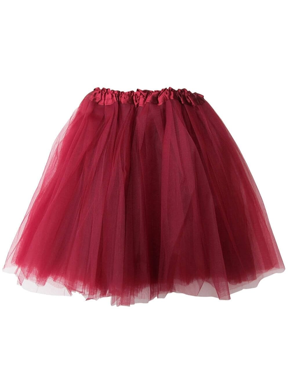 Solid Color Costume Tutu Skirt - Teen, Adult, Plus, & Extra Plus Size、mySite、camillekostekn