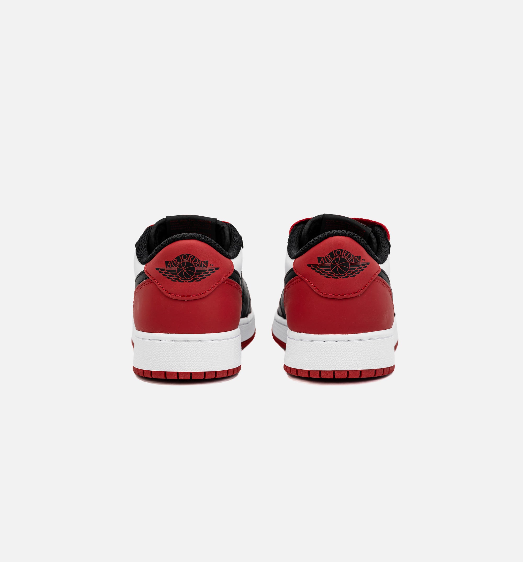Air Jordan 1 Retro Low OG Black Toe Grade School Lifestyle Shoe - White/Red Free Shipping、mySite、dreamappss
