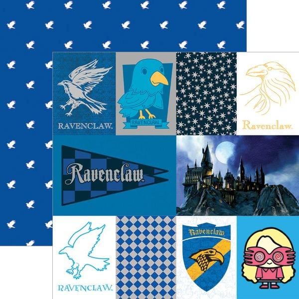  Harry Potter Scrapbook Paper - Ravenclaw Tags Foil、mySite、ghnorth