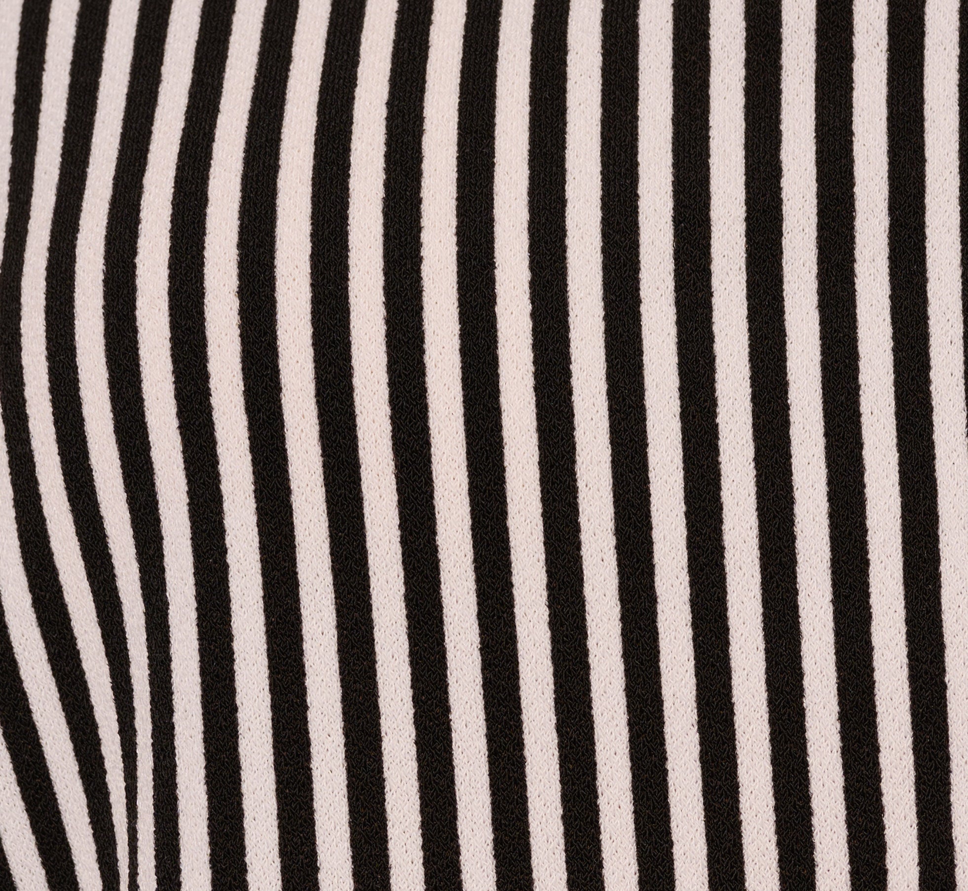 Flutter Sleeve Button Front Printed Top In Black Ivory Small Stripe、mySite、solidvoid