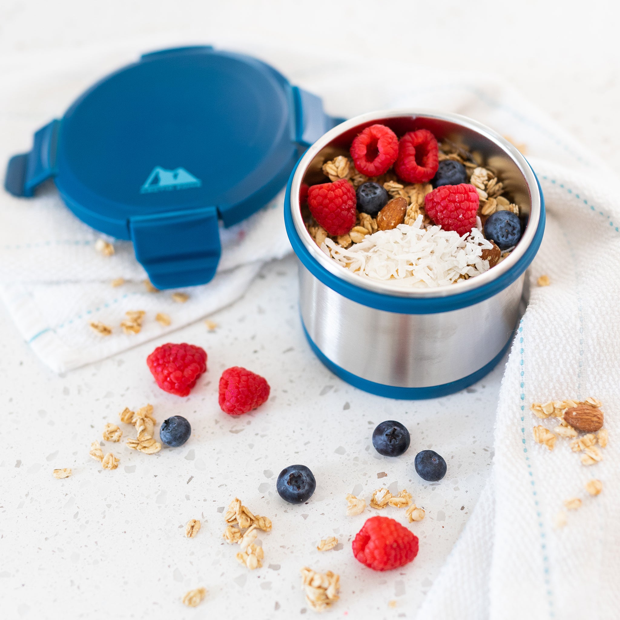 Leak Proof 16oz Thermal Bowl With Safe & Easy 4-Lock Lid、mySite、noshort