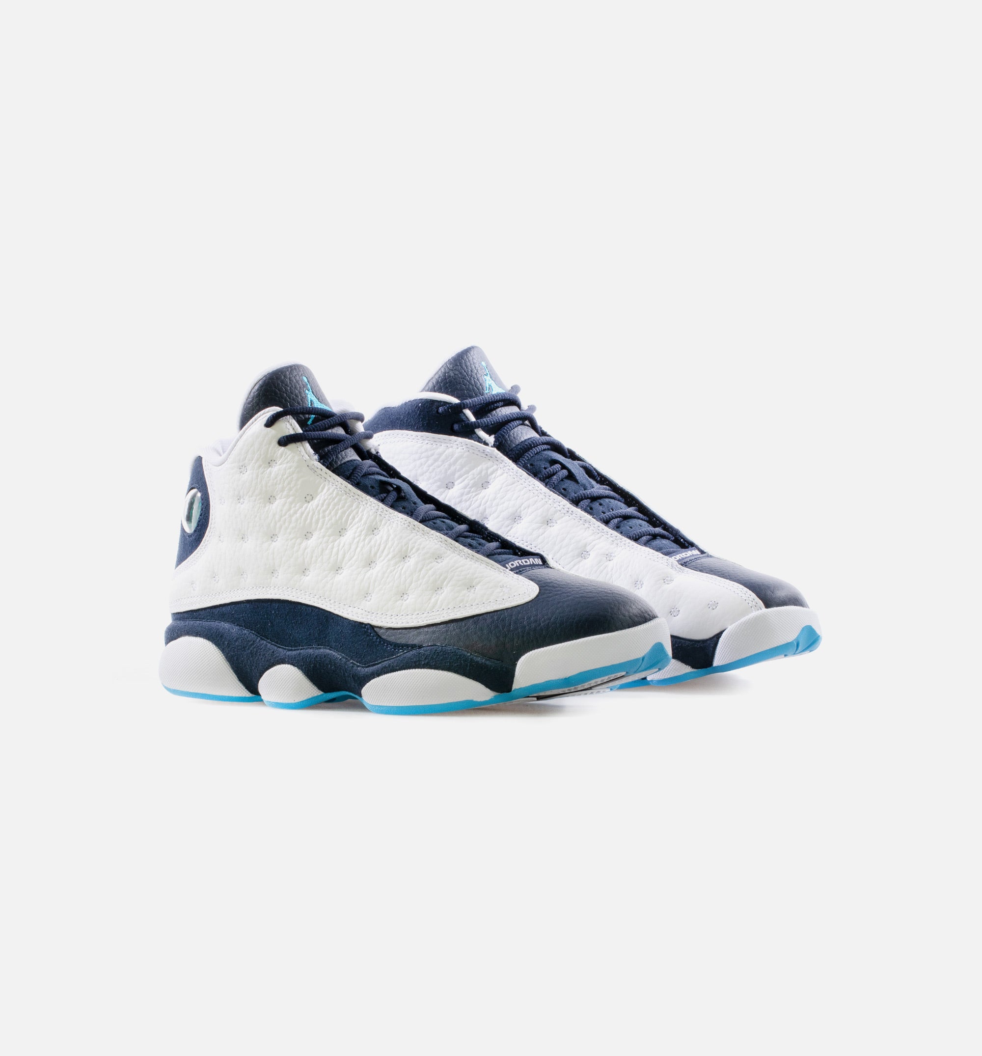 Air Jordan 13 Retro Obsidian Mens Lifestyle Shoe - White/Obsidian/Dark Powder Blue、mySite、dreamappss
