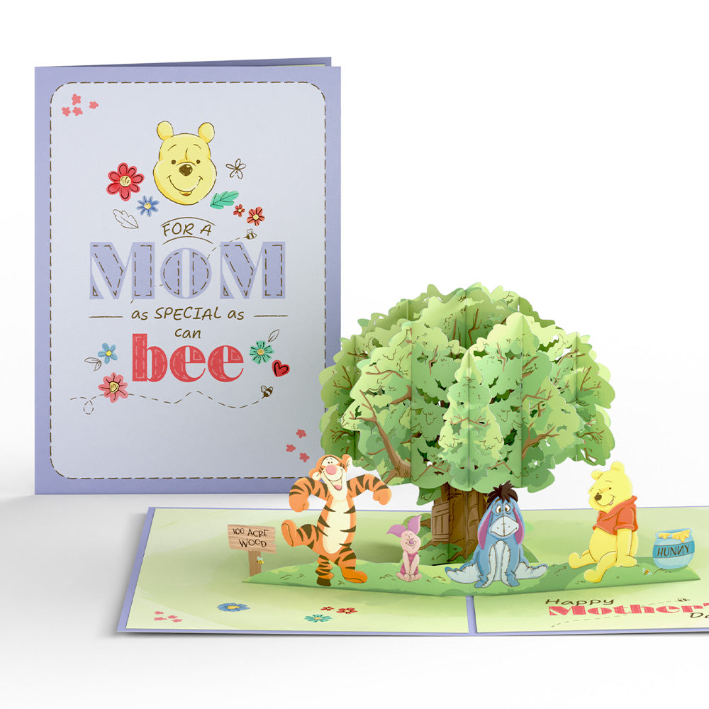 Disney's Winnie the Pooh Special As Can Bee Mom Pop-Up Card & Bouquet Bundle、mySite、solidvoid