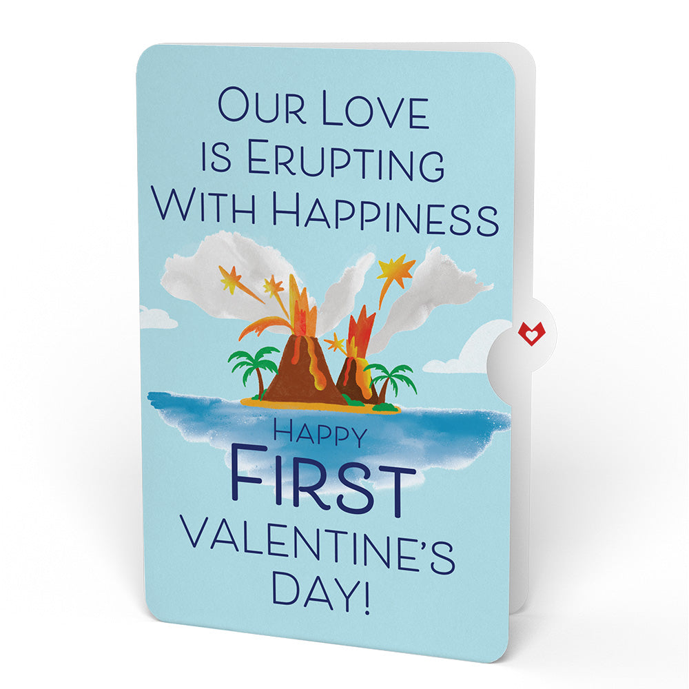 I Lava You Our Love Is Erupting With Happiness Valentine Pop-Up Card and Sentiment Set、mySite、solidvoid