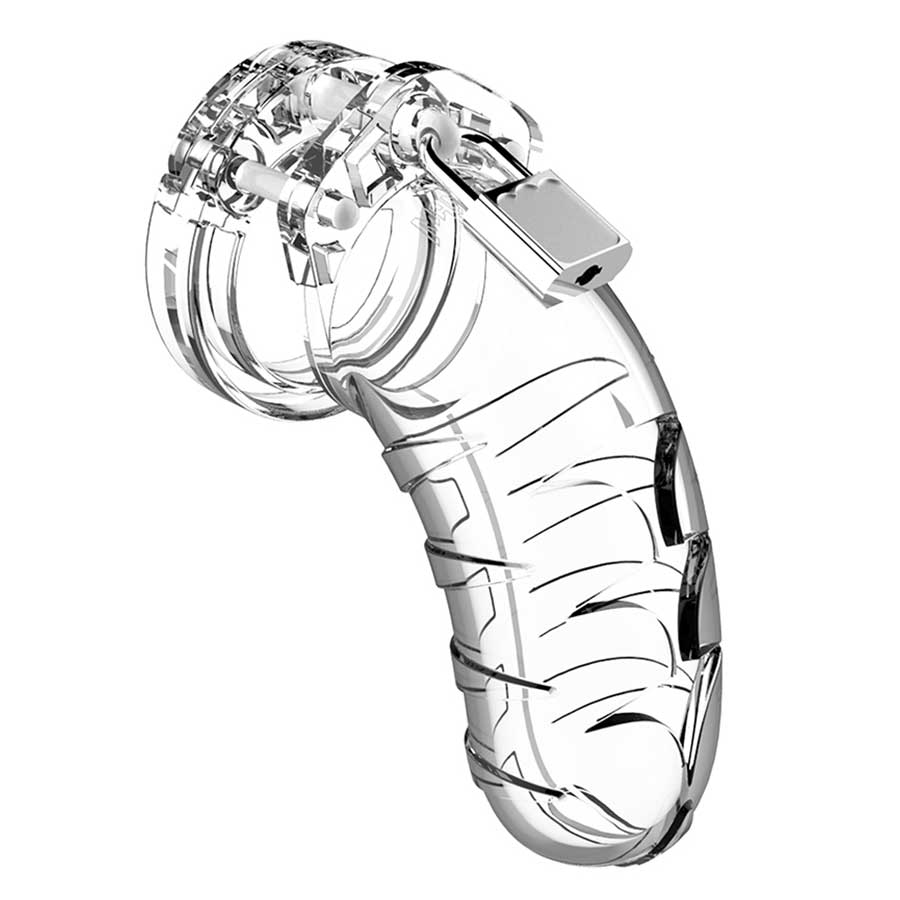 ManCage 4.5 Inch Model 04 Adjustable Male Chastity With Lock、mySite、bottomscart