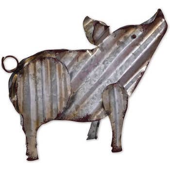 Pig Metal Art 4 Styles! Pig Lovers, Farm or Country Decor Jackpot! *、mySite、g9winljtr