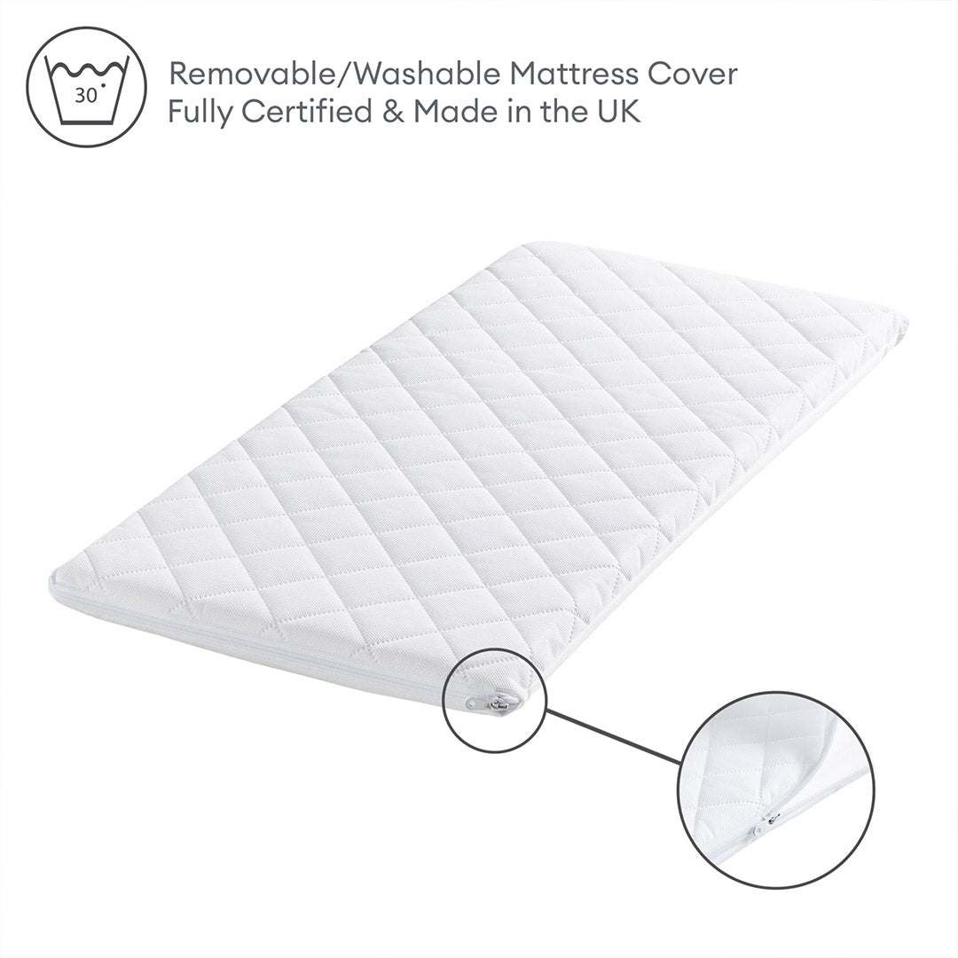  Gaia Hera Bedside Crib² - Scandi White/Natural、mySite、merchandisen