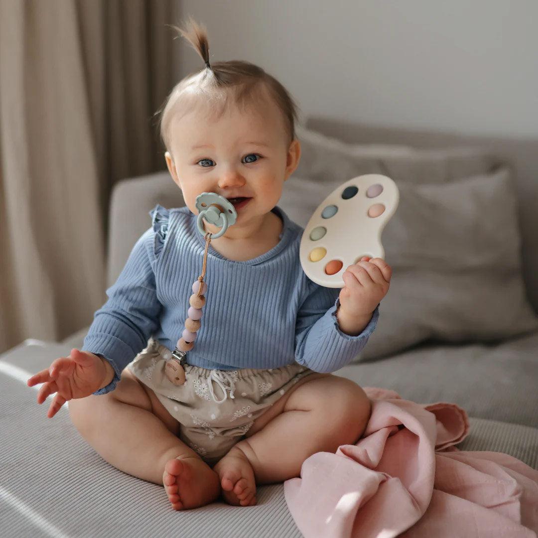  Mushie Paint Palette Press Toy - Multi、mySite、merchandisen