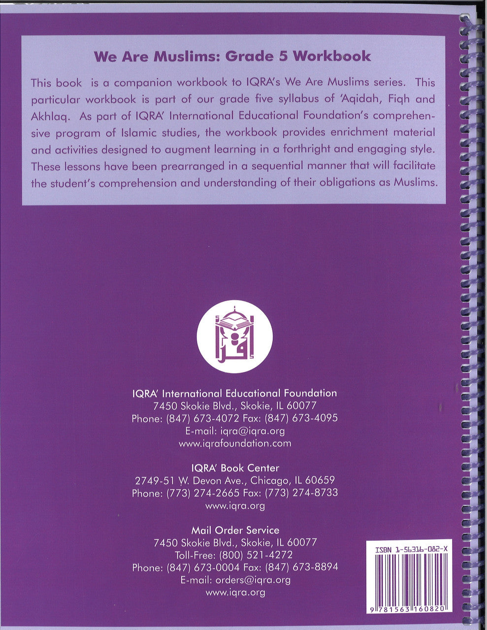 We Are Muslims: Grade 5 Workbook、mySite、topwebapps