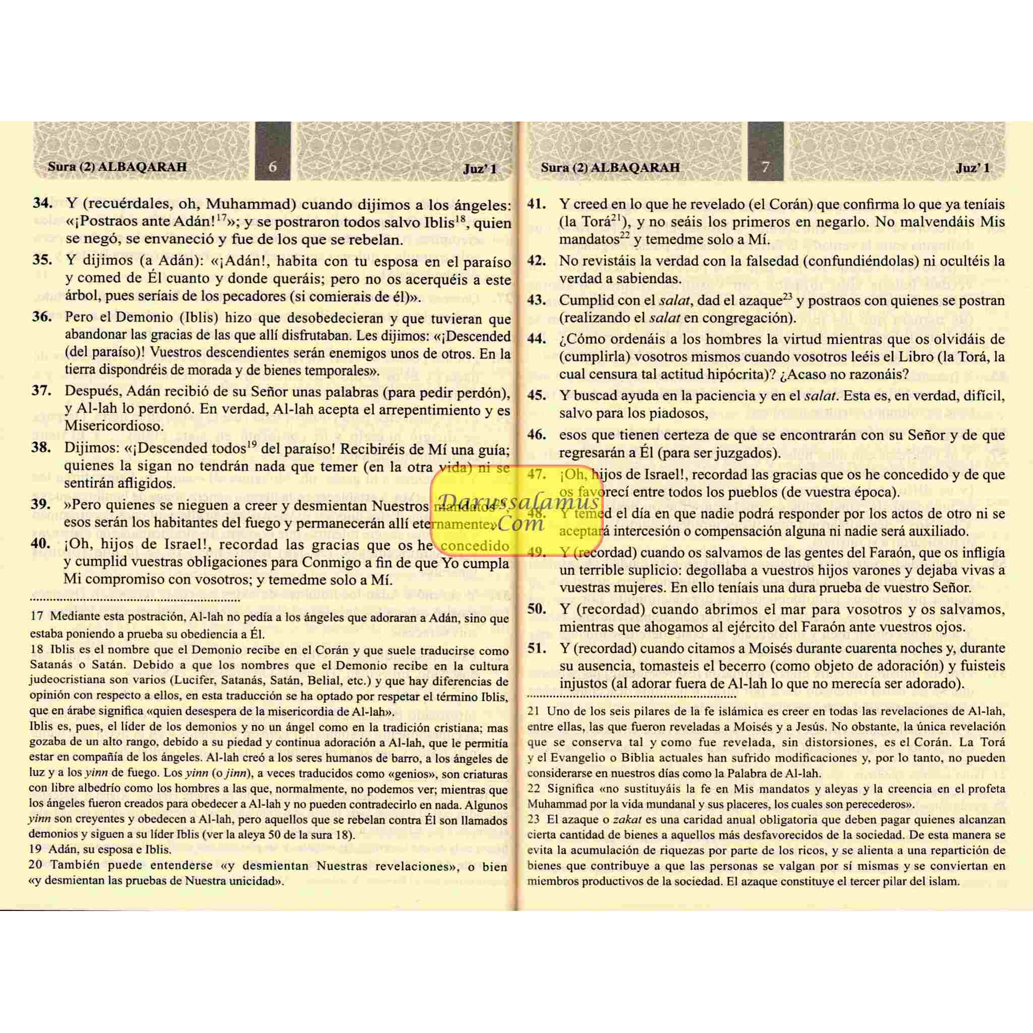 Del Coran - Quran in Spanish Language ( Pocket Plus) ( Soft Cover)、mySite、topwebapps