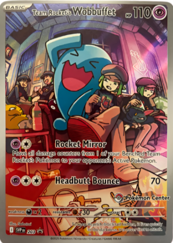 Team Rocket's Wobbuffet - SVP203 - Pokemon Center、mySite、waistdrama
