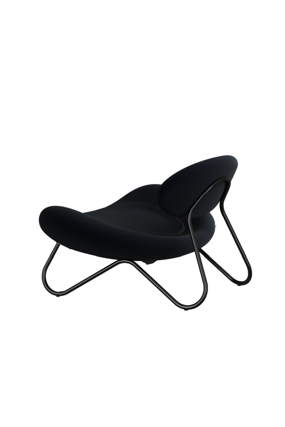 Black Framed Modern Lounge Chair | WOUD Meadow、mySite、neckold