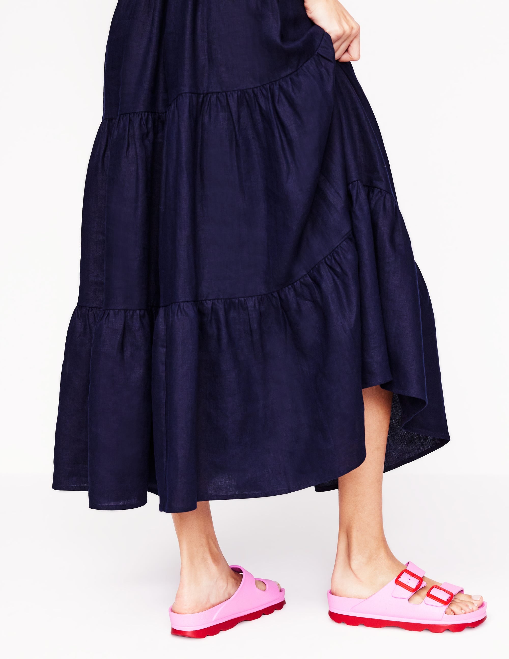  Lyla Double Buckle Slide-Soft Pink、mySite、ashleygrahame