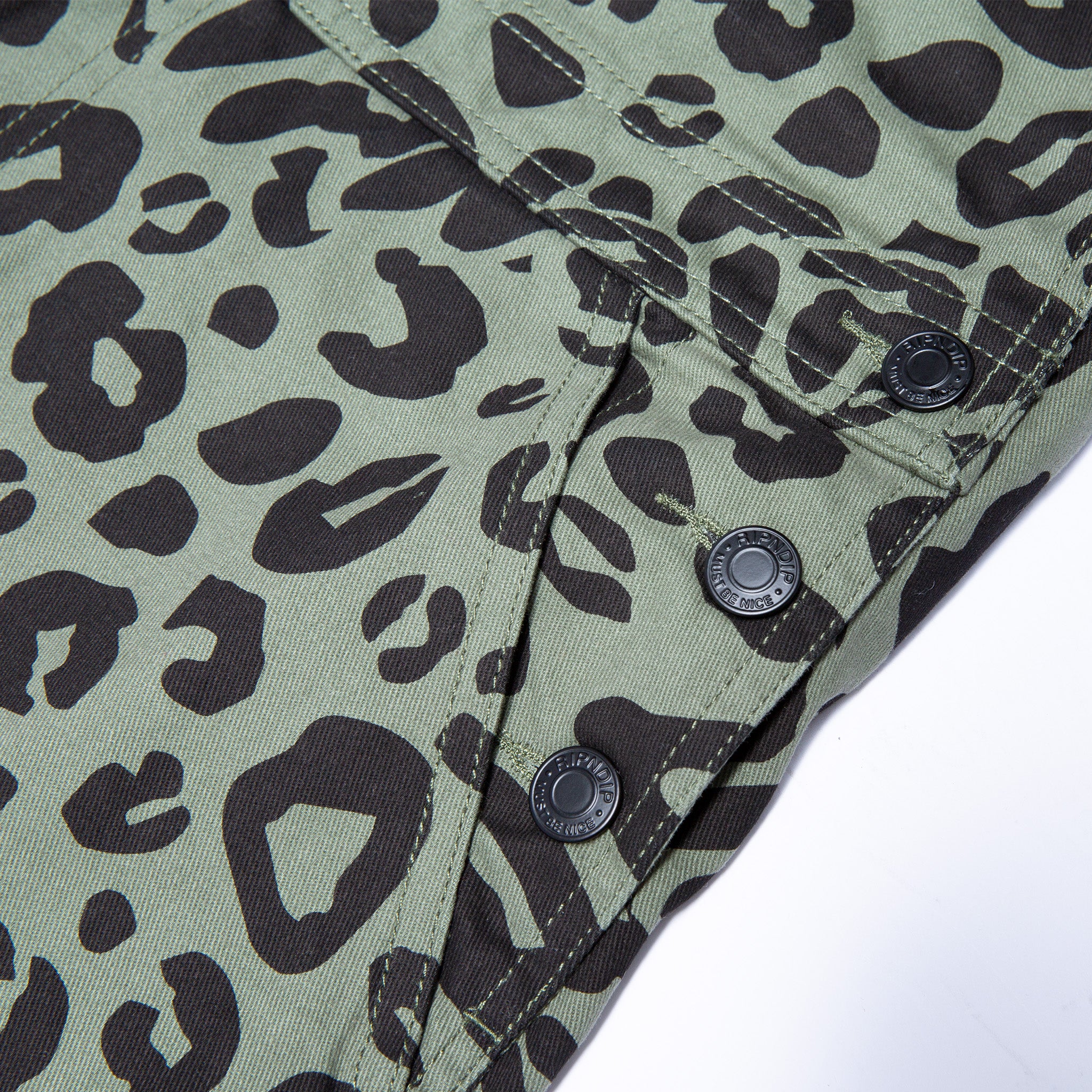  Spotted Cotton Twill Overalls (Olive)、mySite、merchandisen