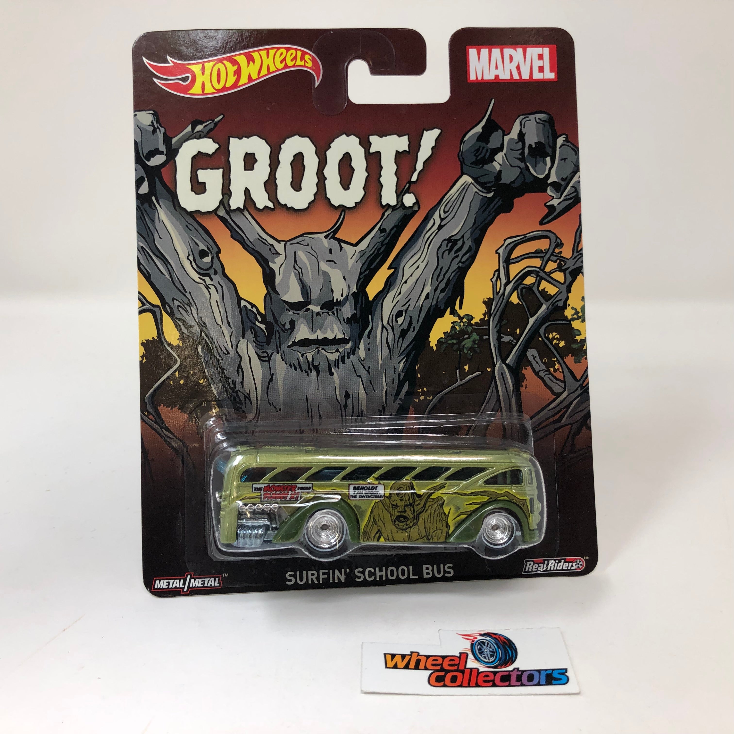 Surfin School Bus Groot * Hot Wheels Pop Culture Marvel、mySite、hgirdovlk