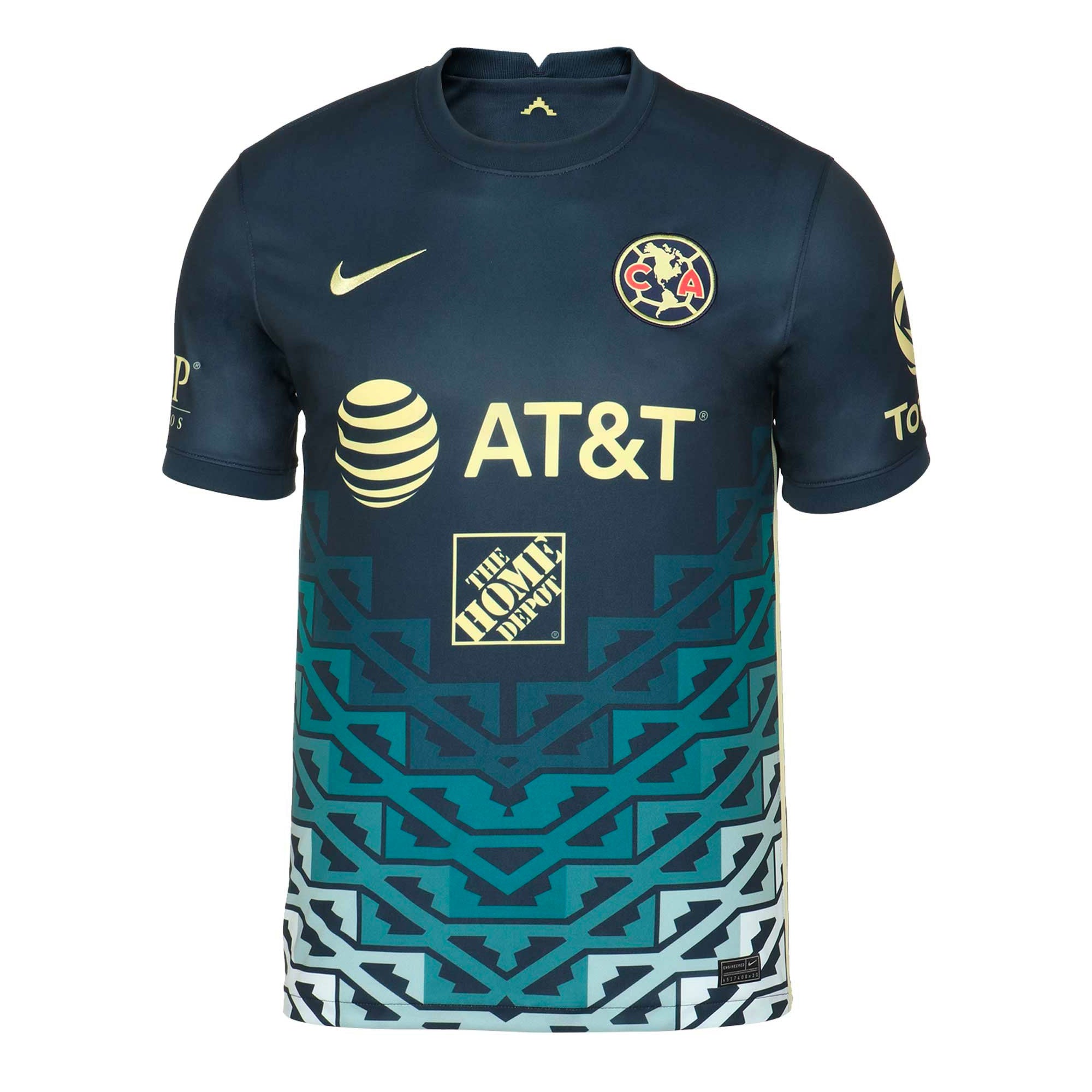 Nike Men's Club America 2021/22 Away Jersey Armory Navy/Lemon Chiffon、mySite、bottomscart