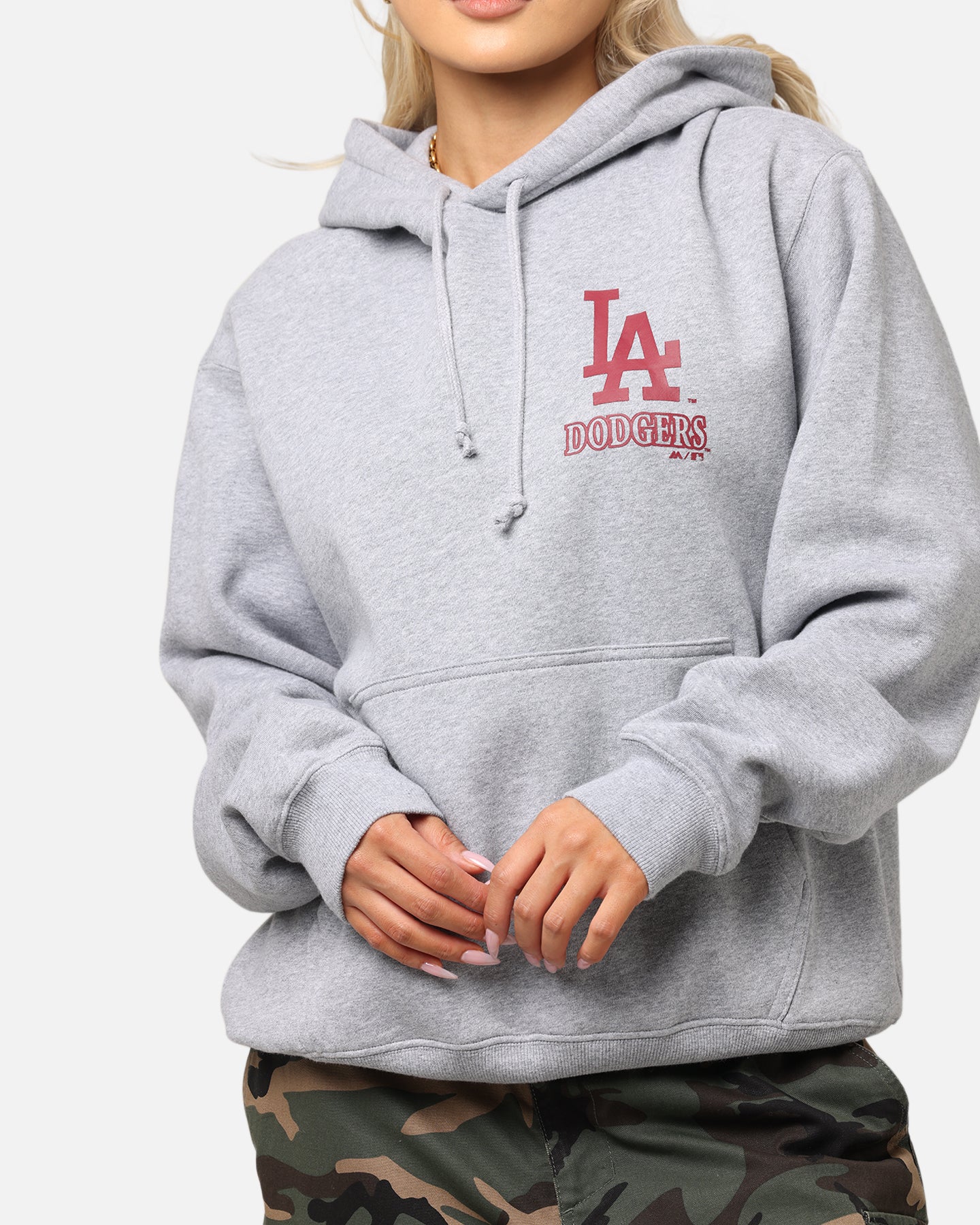 Majestic Athletic Los Angeles Dodgers Arch Mercer Hoodie Grey Marle、mySite、zt4zffjzw