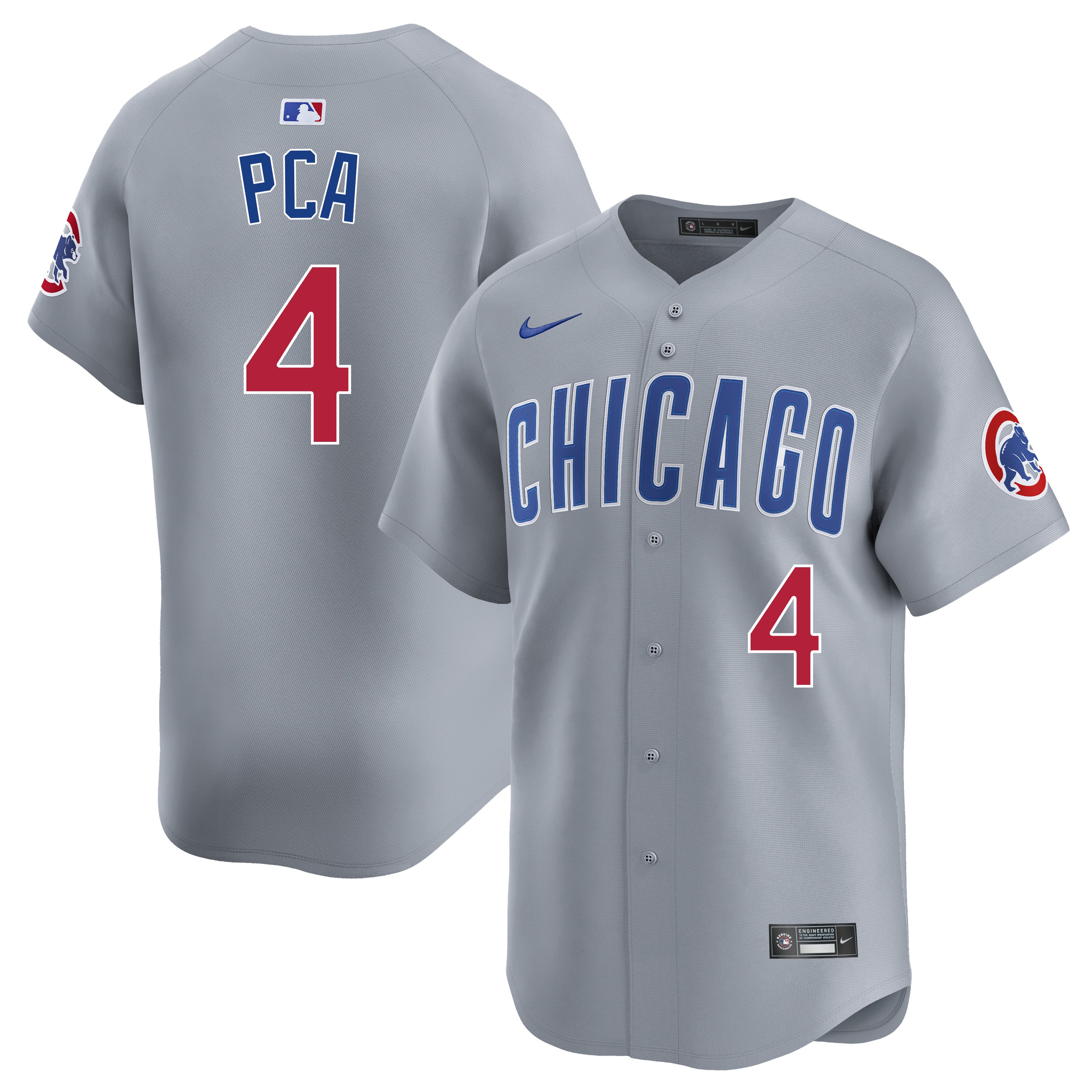 PCA Chicago Cubs Nike Limited Grey Road Jersey、mySite、vikingsvslions