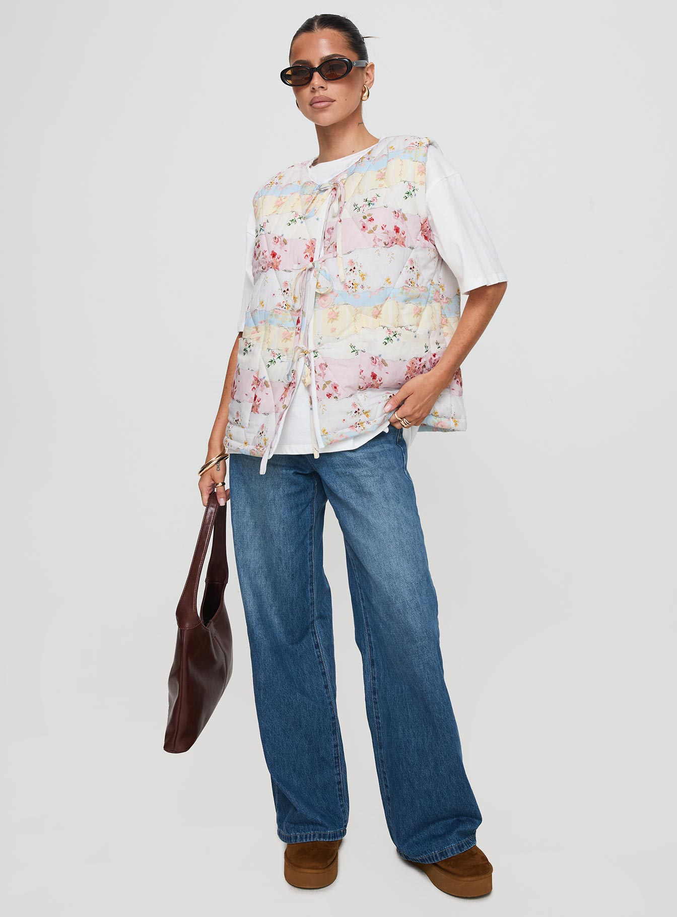 Samual Quilted Vest Multi、mySite、solidvoid