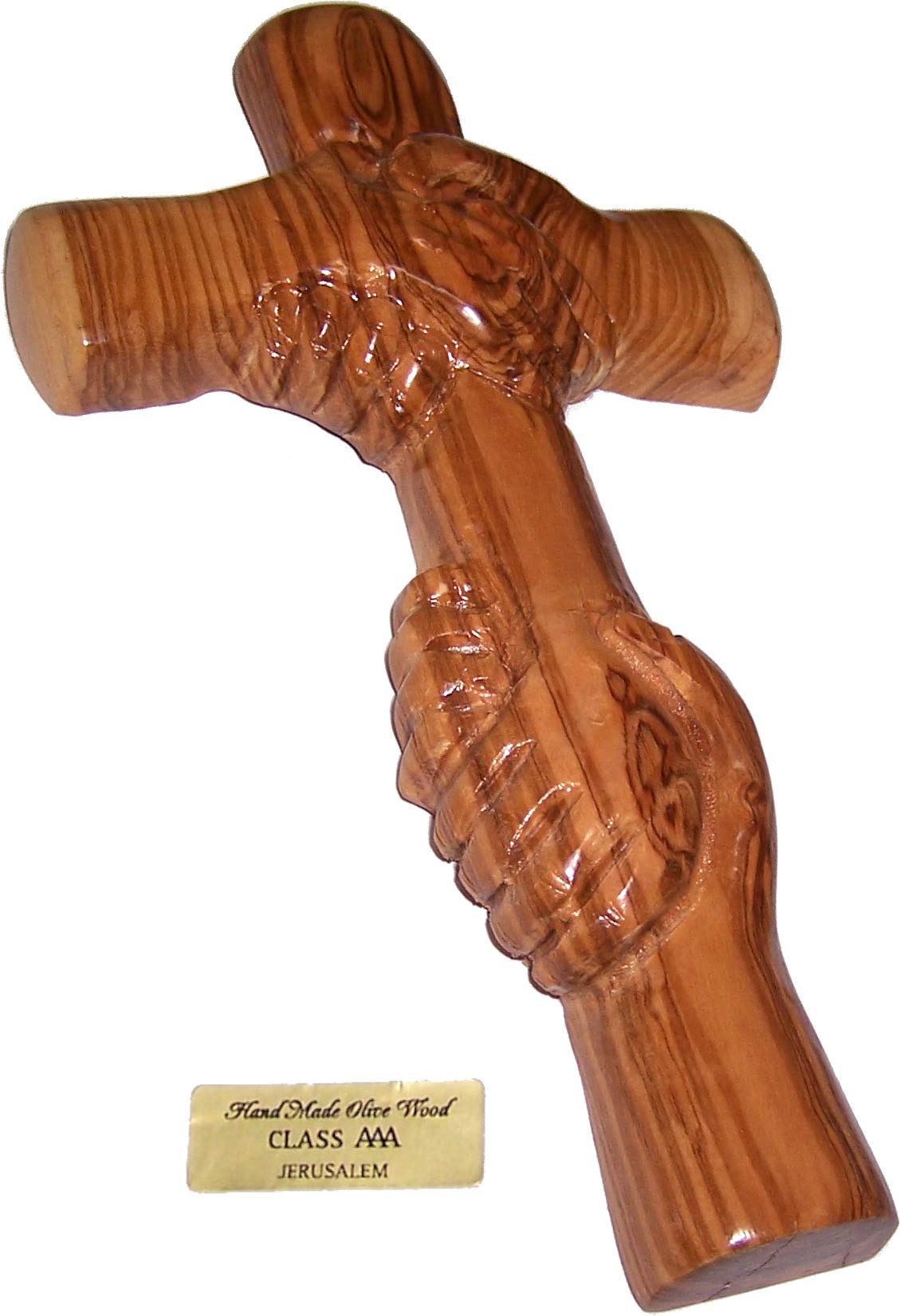  Holy Land Market Olive Wood Reconciliation Cross (19.5 cm OR 7.85 Inches)、mySite、elrpsem3k