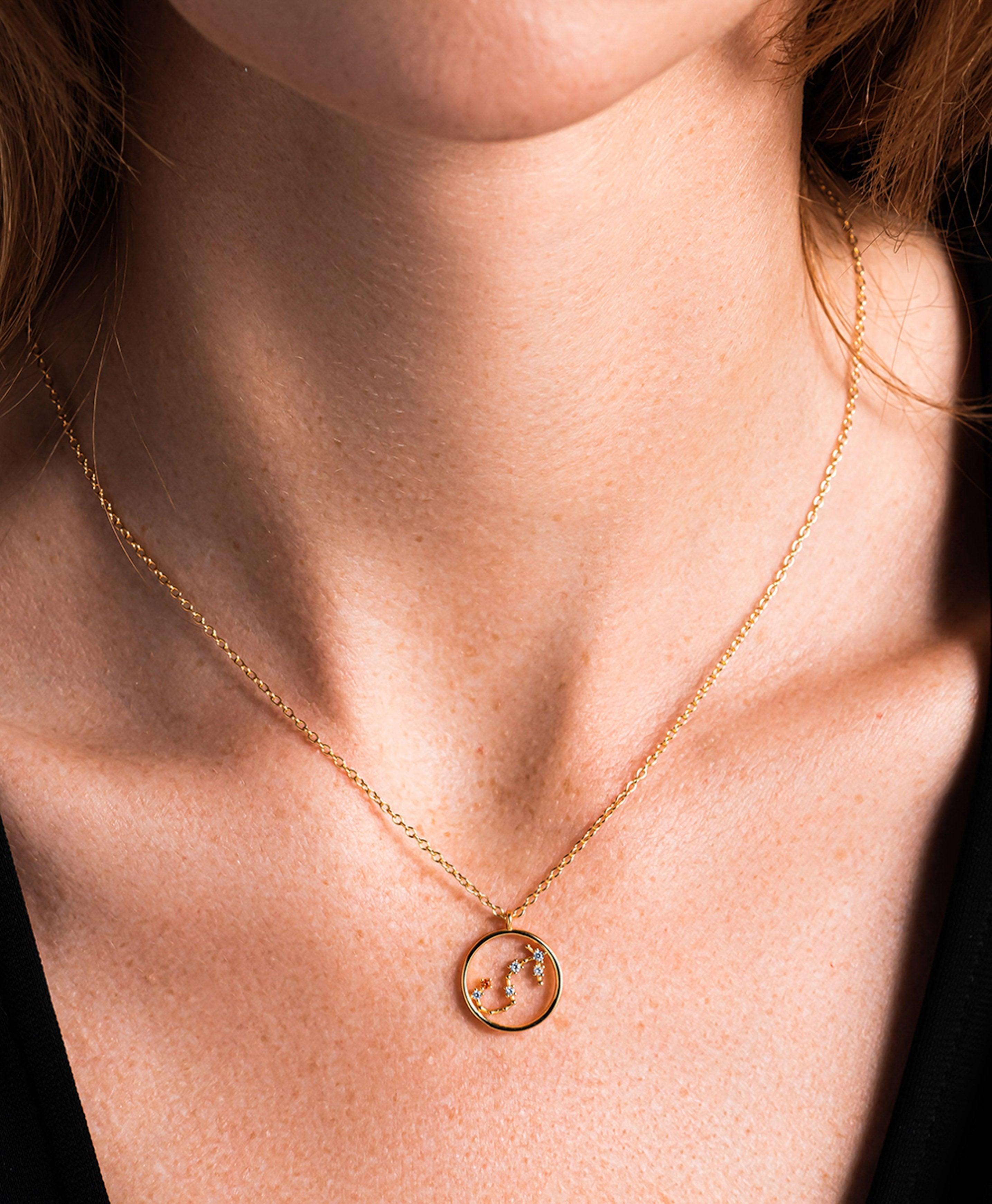 Zodiac Necklace Scorpio 18ct Gold Plated、mySite、botmansion