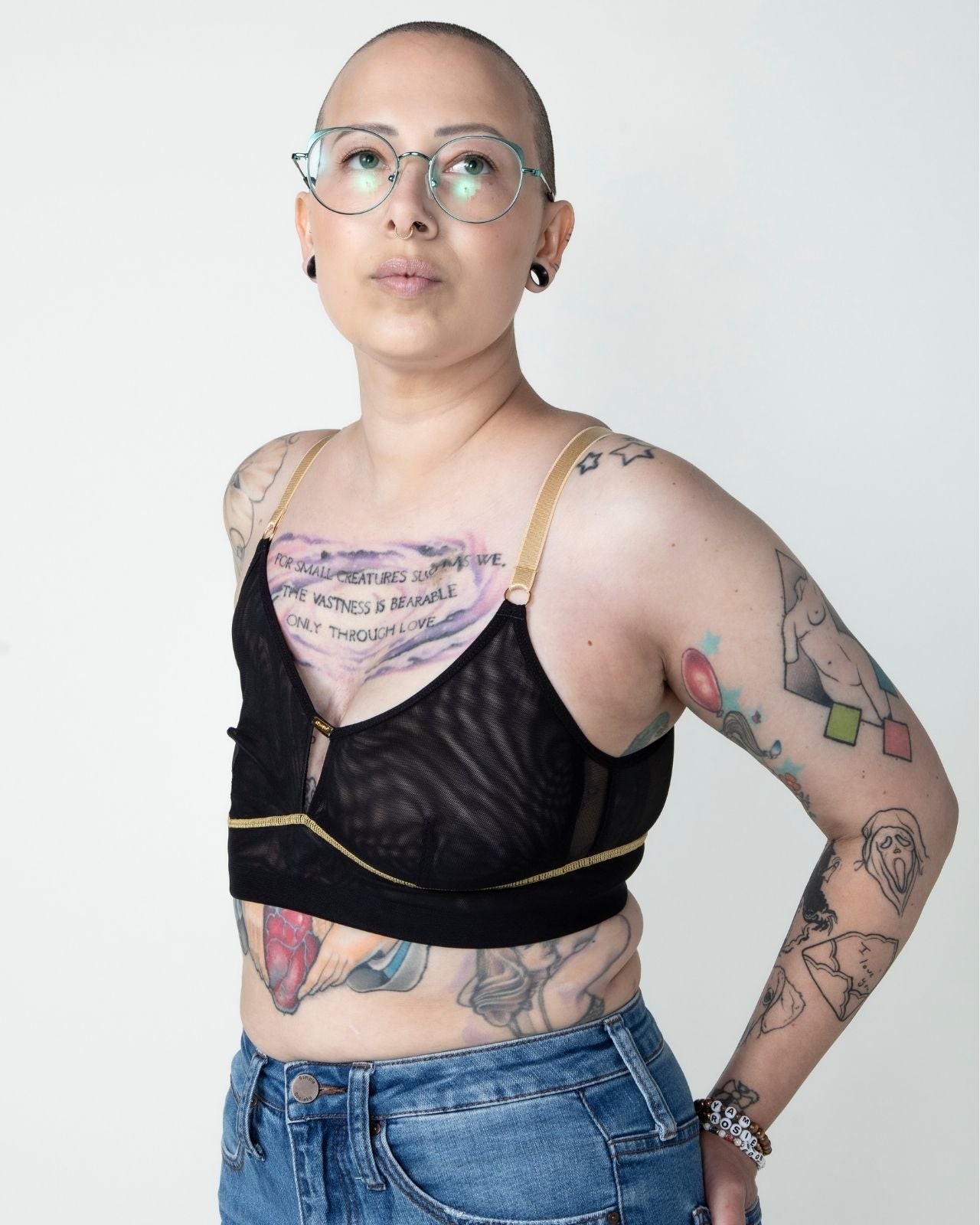 Victoria Mesh Keyhole Bralette、mySite、bengalsvssteelers